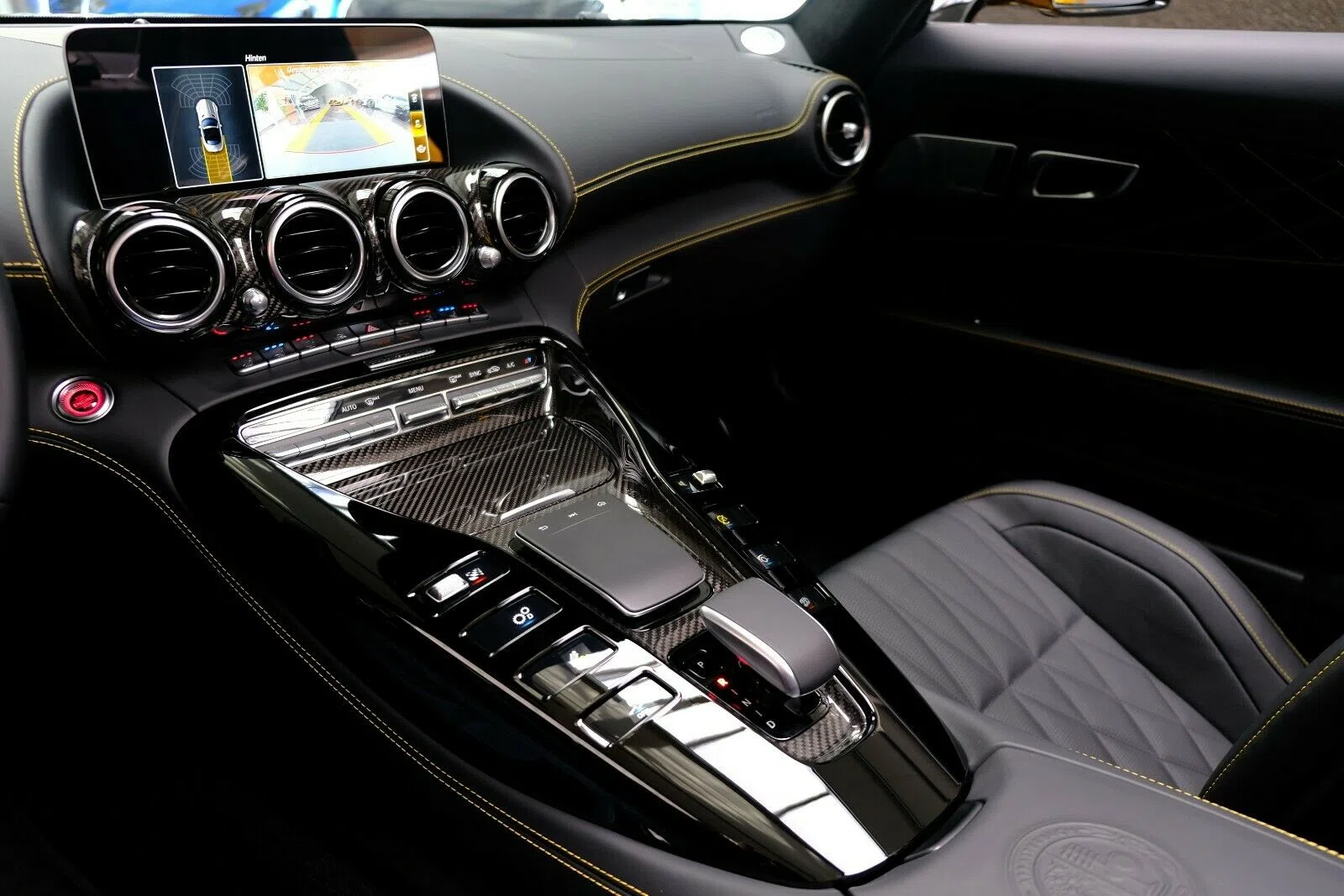 2020 Mercedes-Benz AMG GTR Roadster 1 of 750 interior, Black