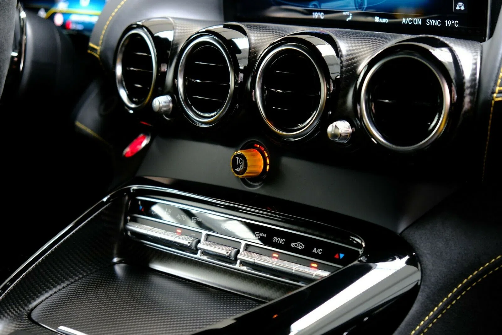 2020 Mercedes-Benz AMG GT R PRO 1 of 750 interior, dashboard, Black