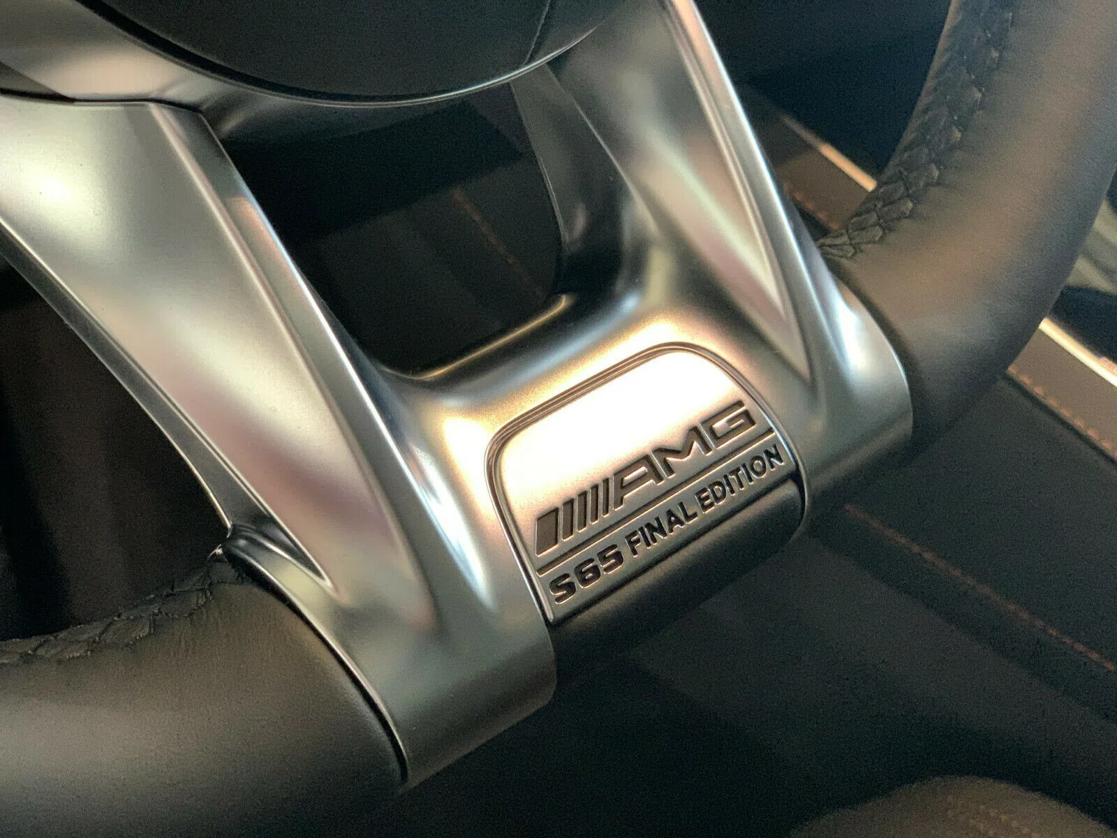 2020 Mercedes-Benz S 65 AMG Final Edition Limited "1 of 130" interior, center console, Black Leather