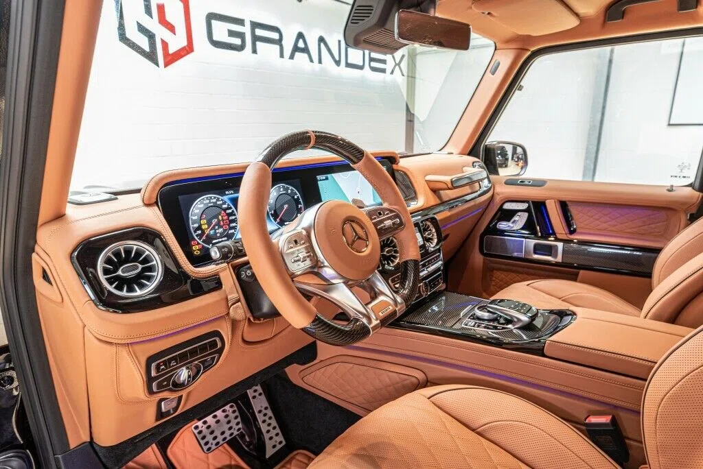 2020 BRABUS G 700 interior, Individual leather interior Cuio