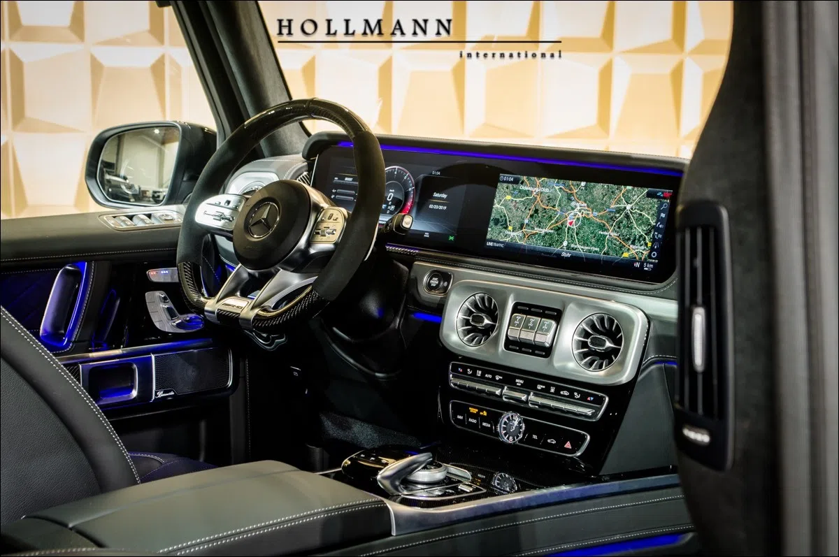 2020 Mercedes-Benz G 63 AMG ARMOURED / GEPANZERT interior, dashboard, Designo Leder Nappa Black