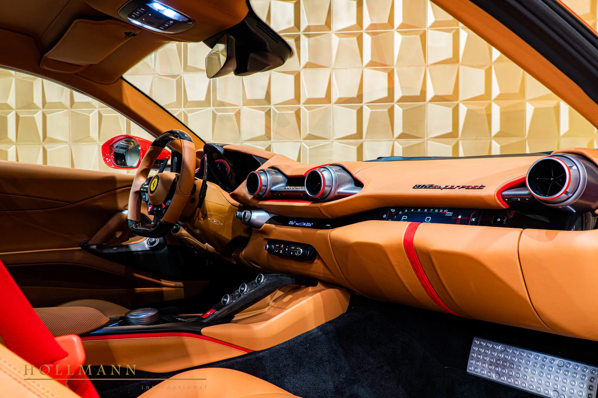2020 Mansory 812 Superfast Stallone interior, Cuoio