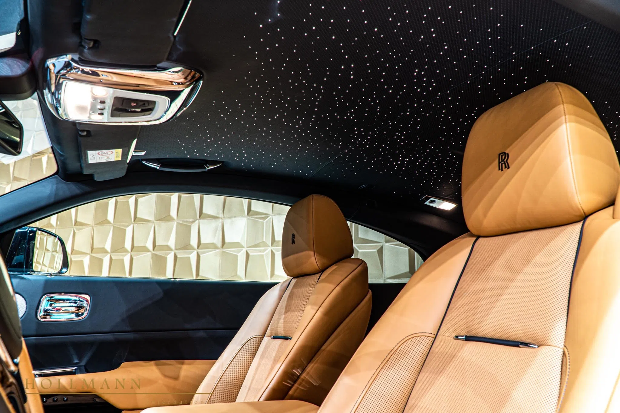 2020 Mansory Wraith interior, seats, Tan