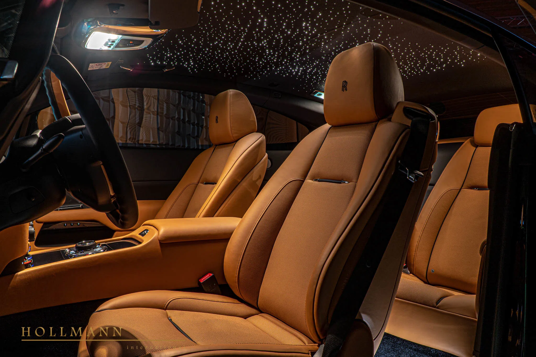 2020 Mansory Wraith interior, seats, Tan