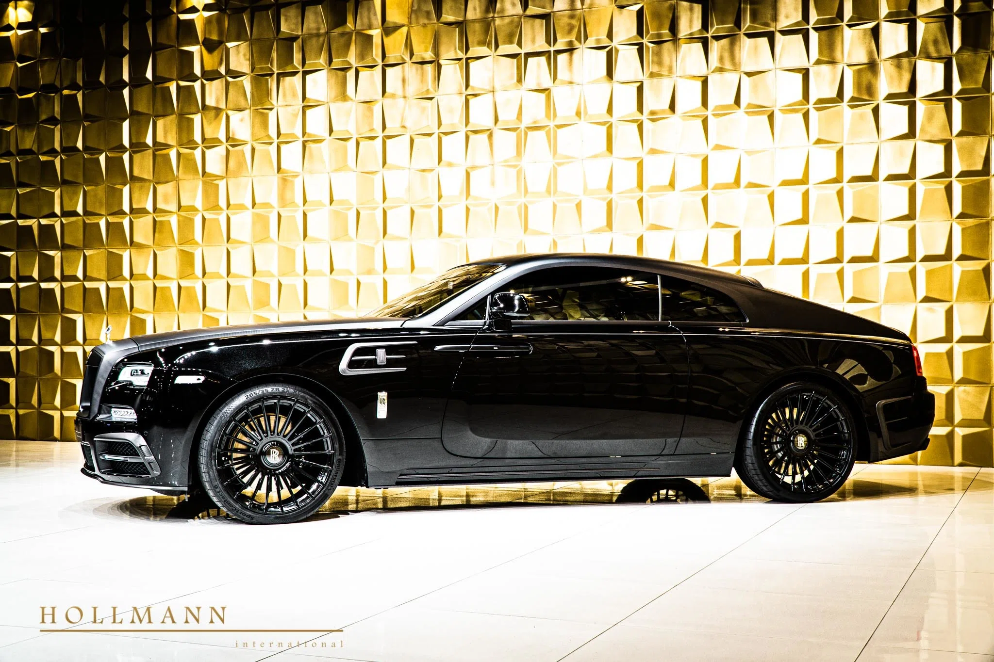 2020 Mansory Wraith for sale, exterior, Diamond Black / Matt Black