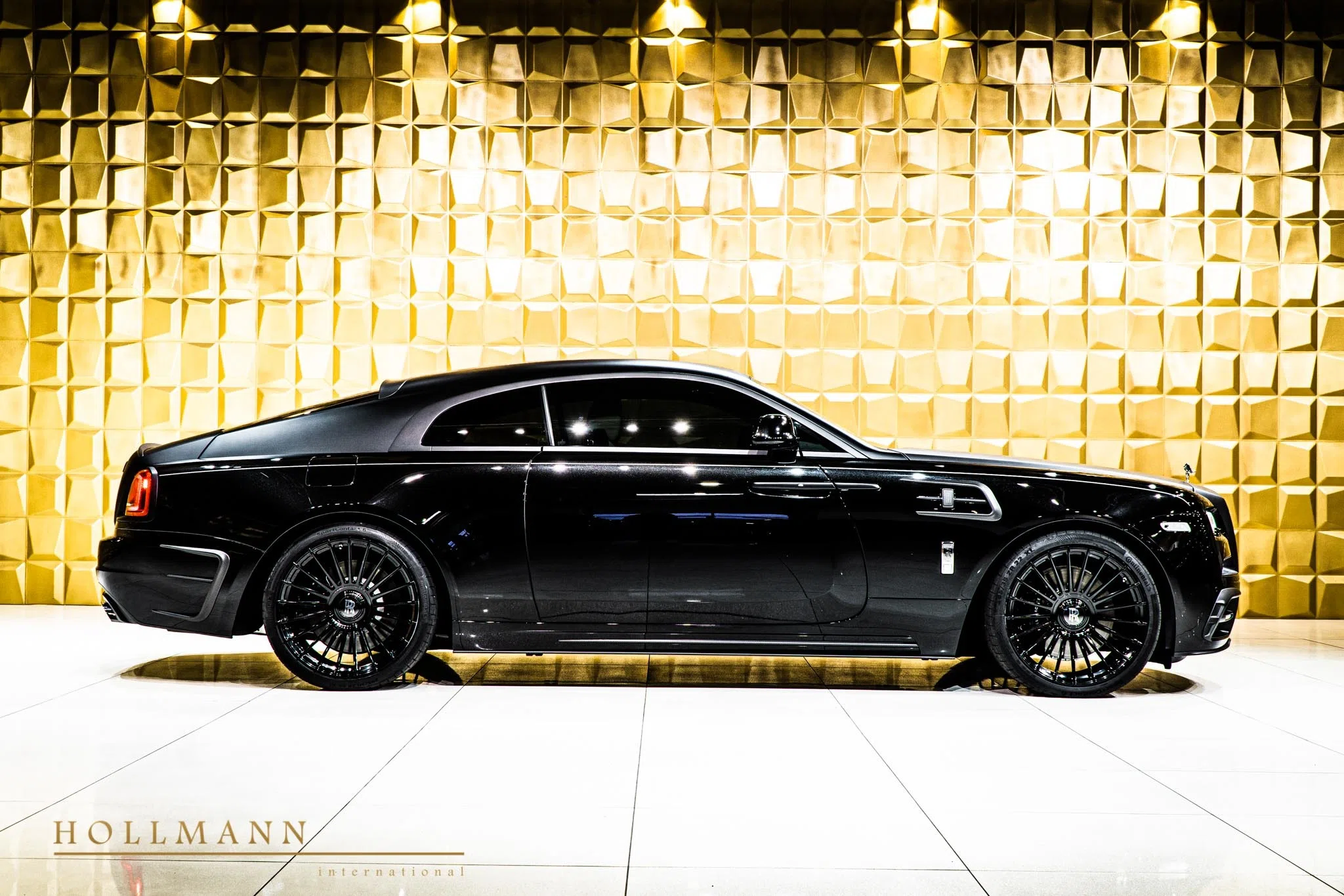 2020 Mansory Wraith for sale, exterior, Diamond Black / Matt Black