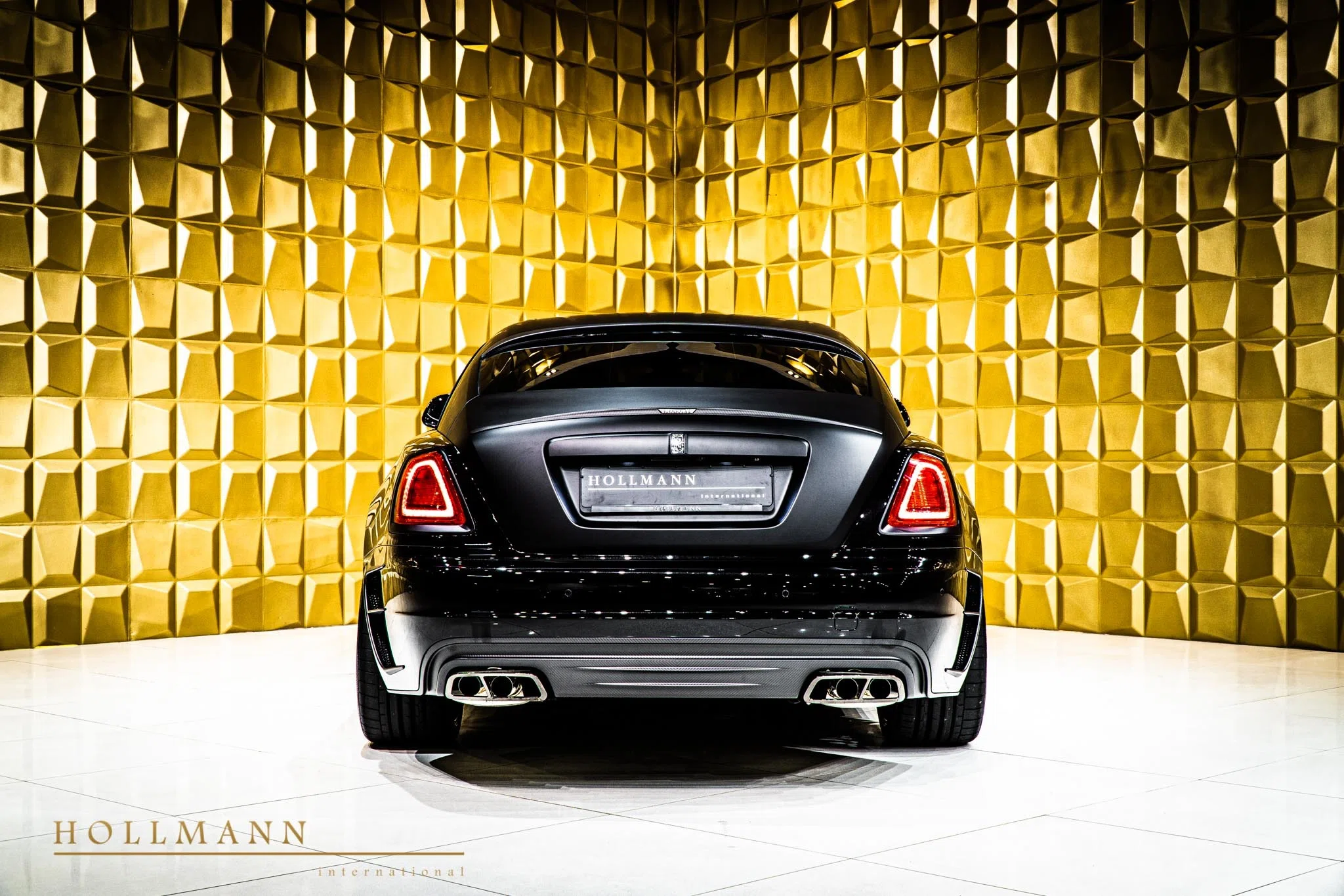 2020 Mansory Wraith for sale, exterior, Diamond Black / Matt Black
