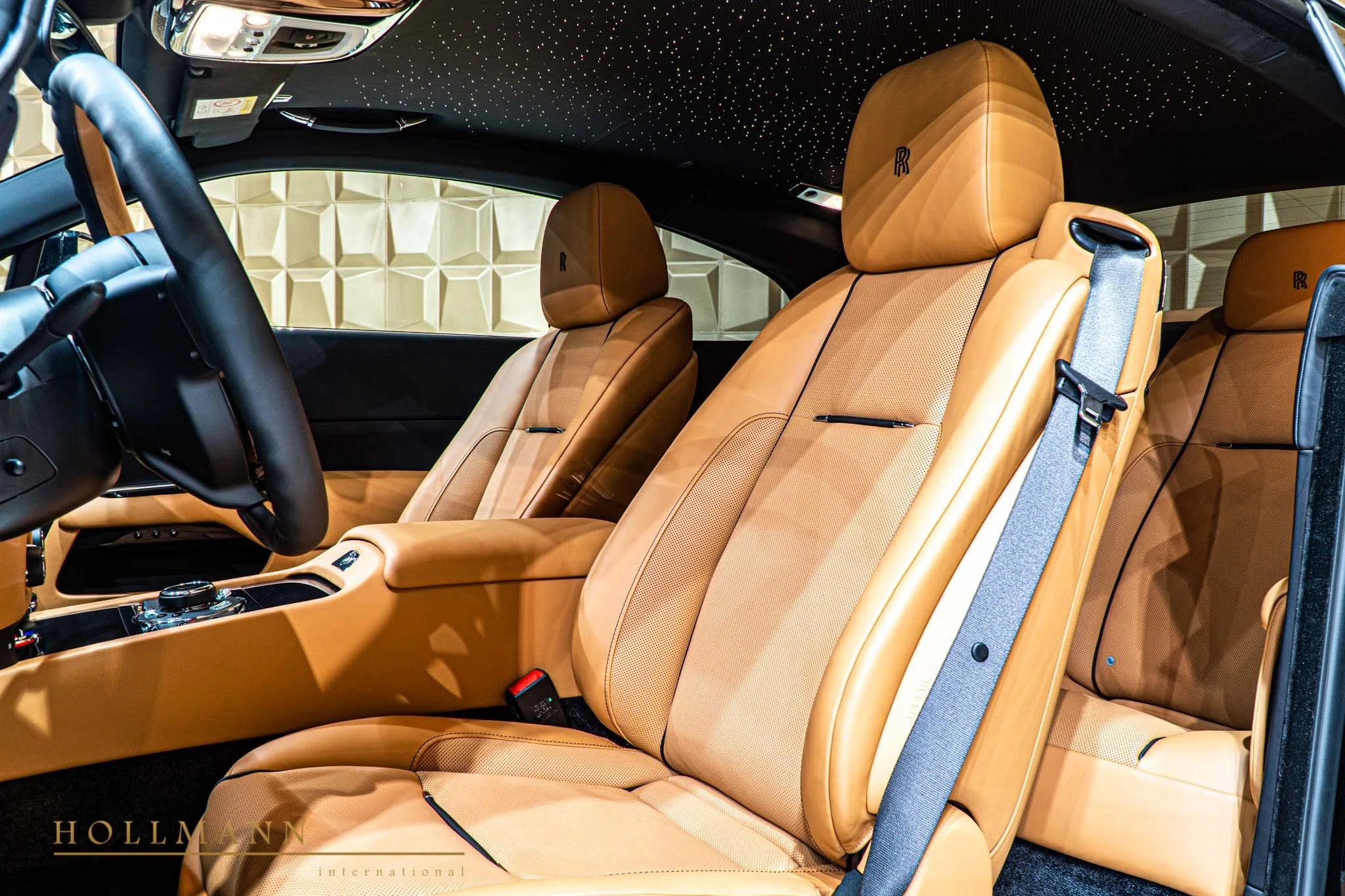 2020 Mansory Wraith interior, seats, Tan