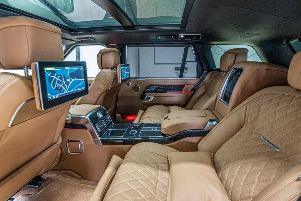 2020 Range Rover 5.0 Supercharged SVAutobiography LWB interior, seats, Vintage Tan