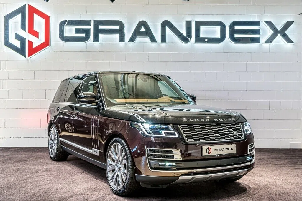 2020 Range Rover 5.0 Supercharged SVAutobiography LWB for sale, exterior, Rosello Red Duo Tone