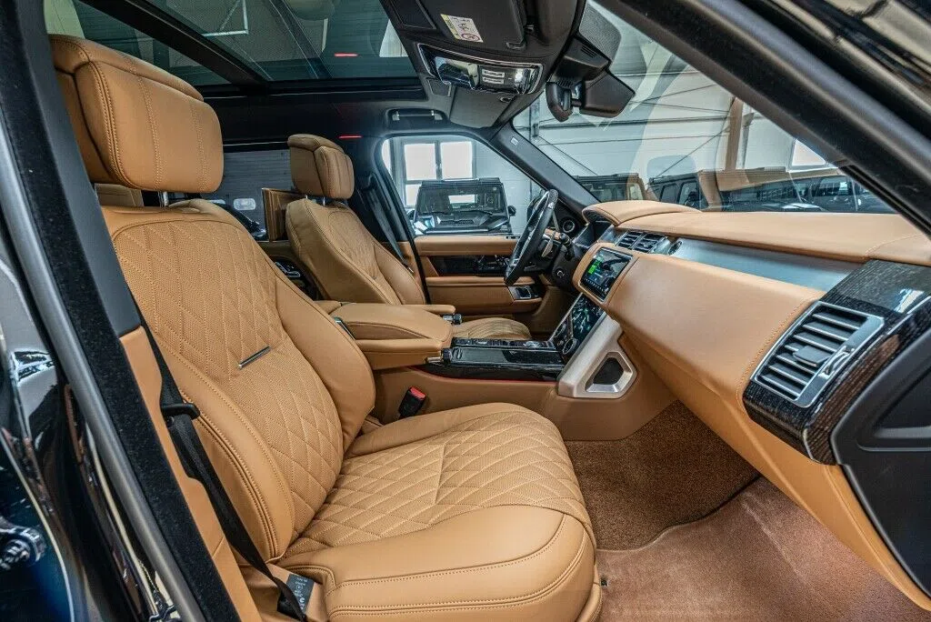 2020 Range Rover 5.0 Supercharged SVAutobiography LWB interior, seats, Vintage Tan