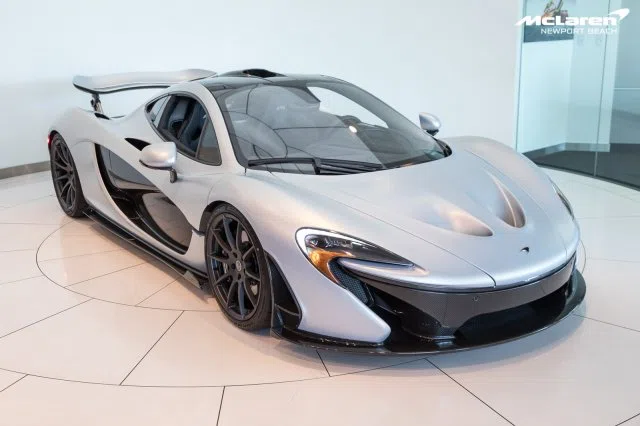 2015 McLaren P1 for sale, exterior, Ice silver