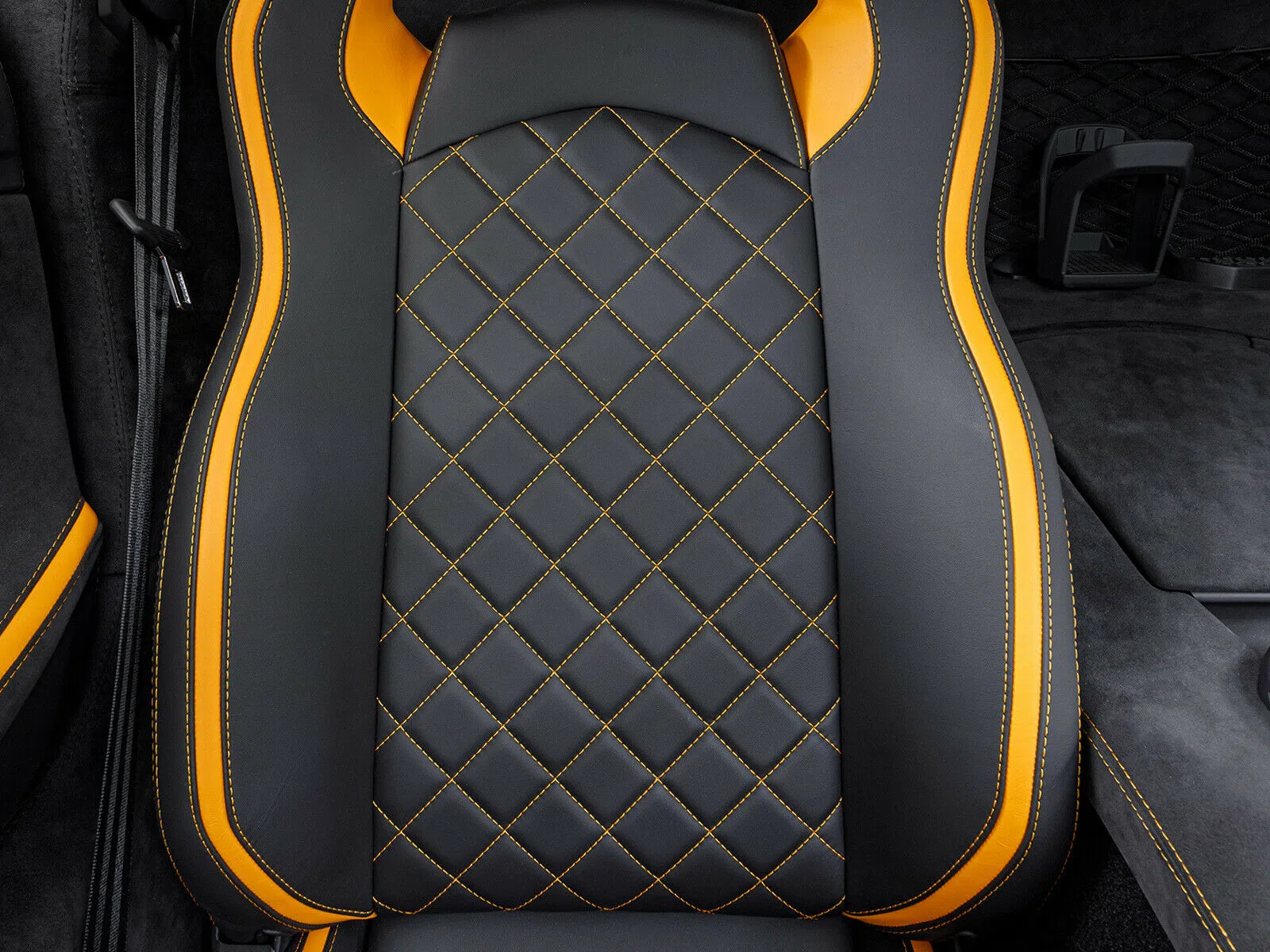 2018 Lamborghini Aventador S Coupe LP740-4 interior, seats, Alcantara Schwarz