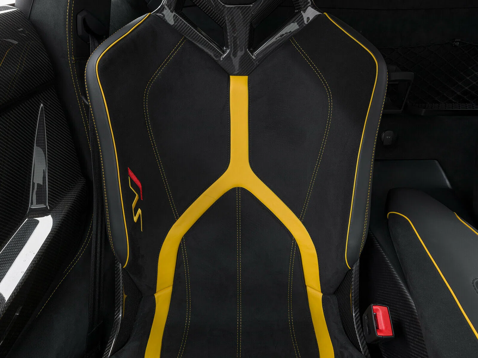 2019 Lamborghini Aventador SVJ Coupe LP770-4 interior, seats, Alcantara Schwarz