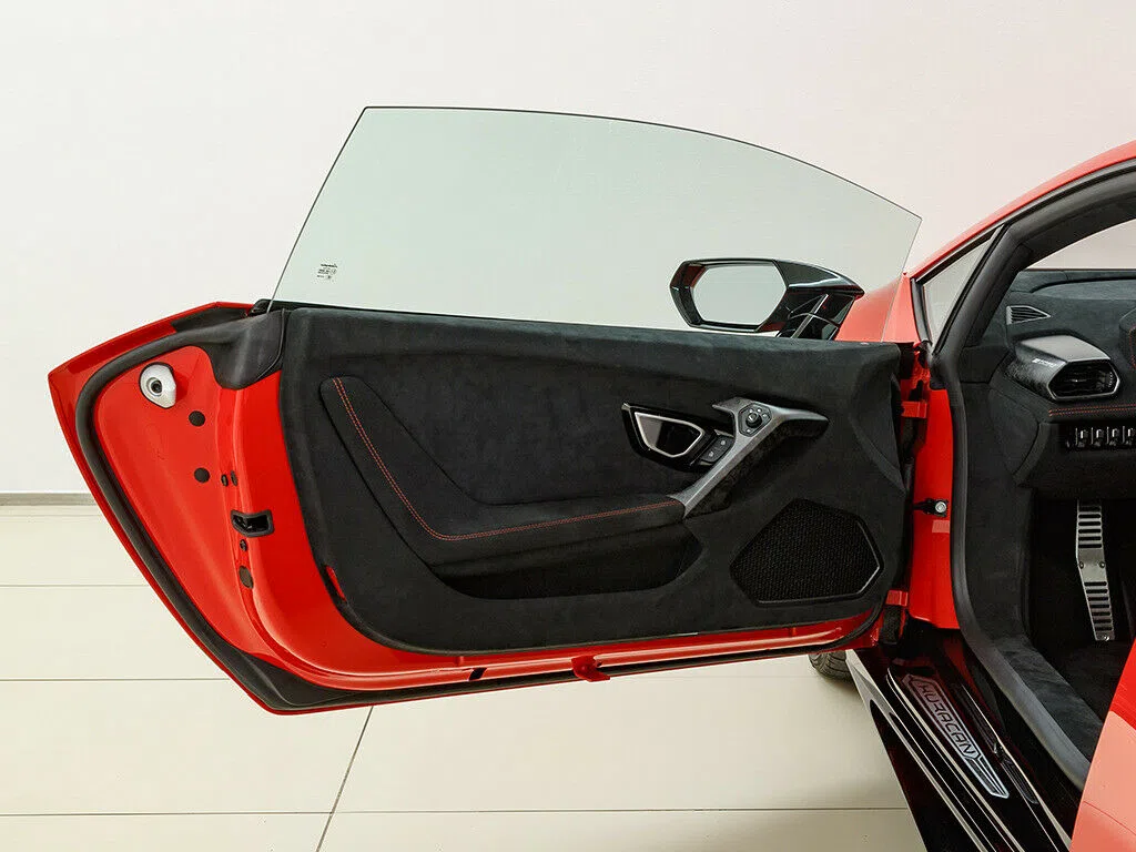 2018 Lamborghini Huracan Performante Coupe LP640-4 interior, door panel, Alcantara Schwarz