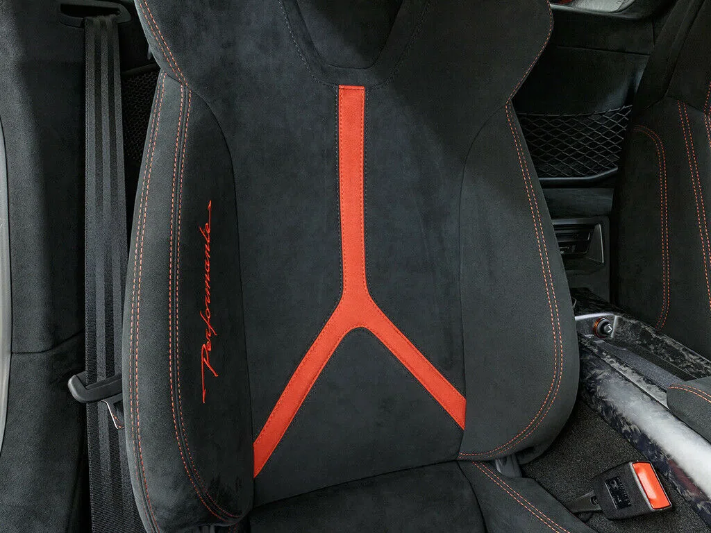 2018 Lamborghini Huracan Performante Coupe LP640-4 interior, seats, Alcantara Schwarz