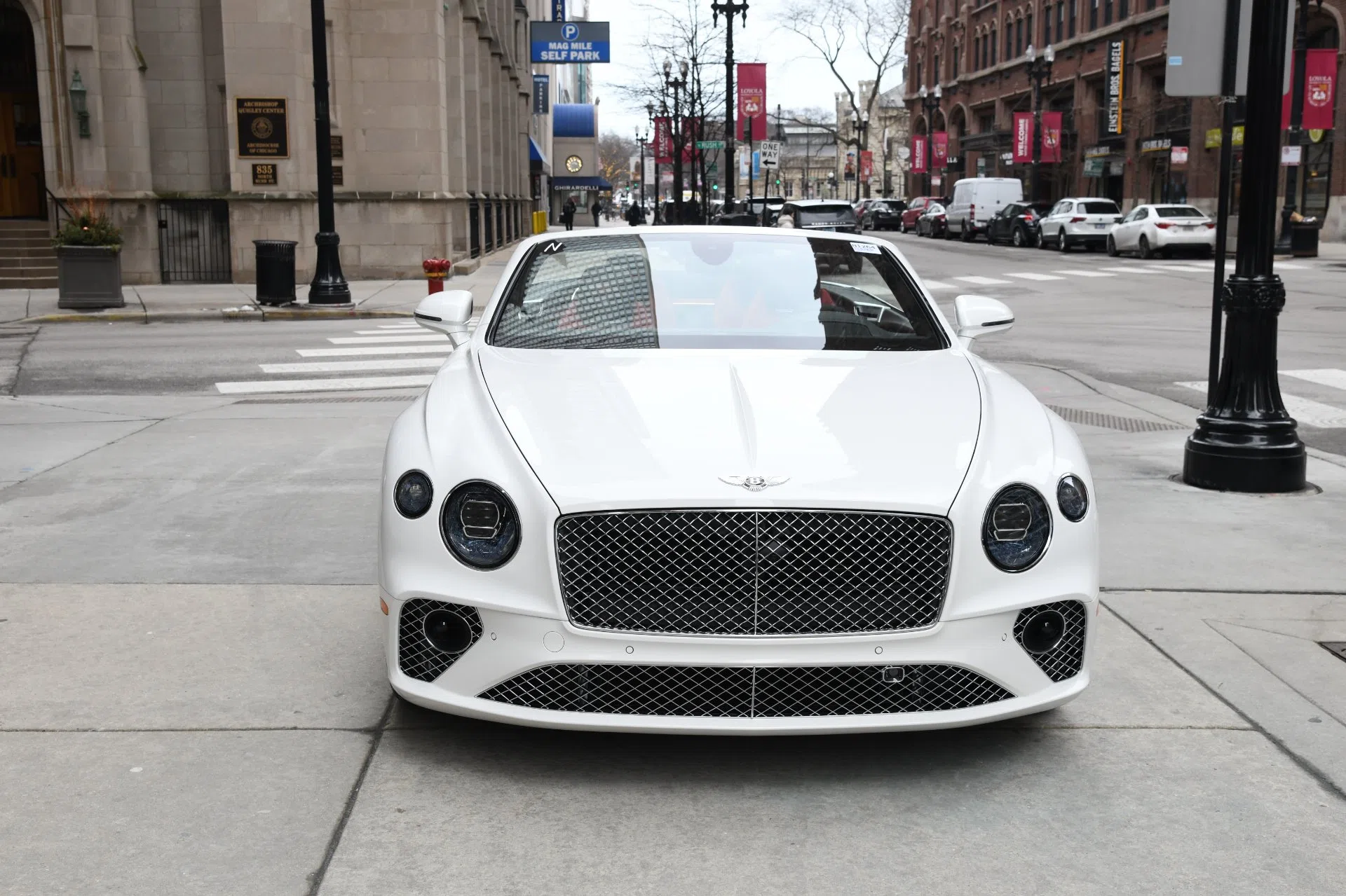 2020 Bentley Continental GTC for sale, exterior, Glacier White Solid