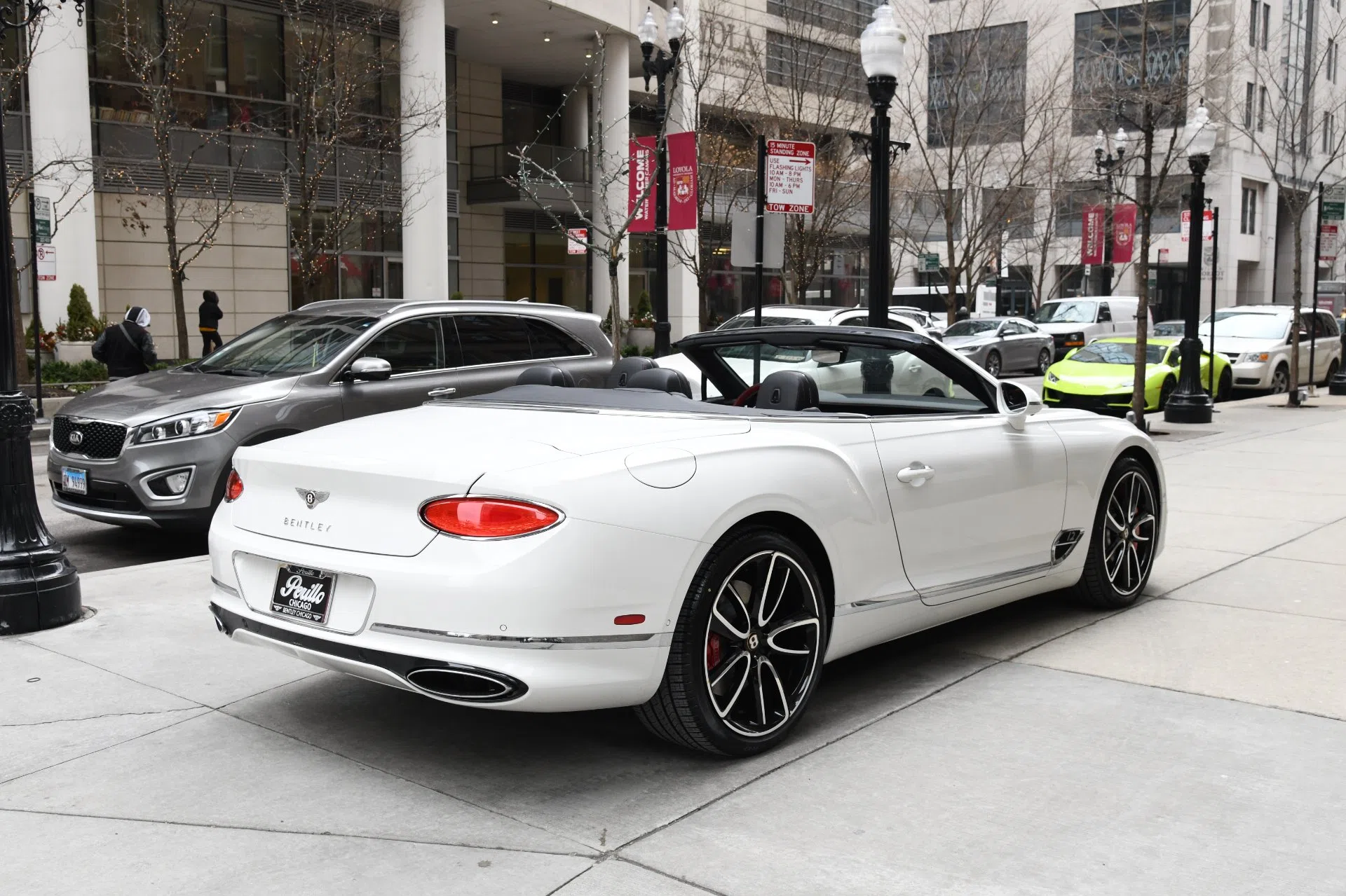 2020 Bentley Continental GTC for sale, exterior, Glacier White Solid