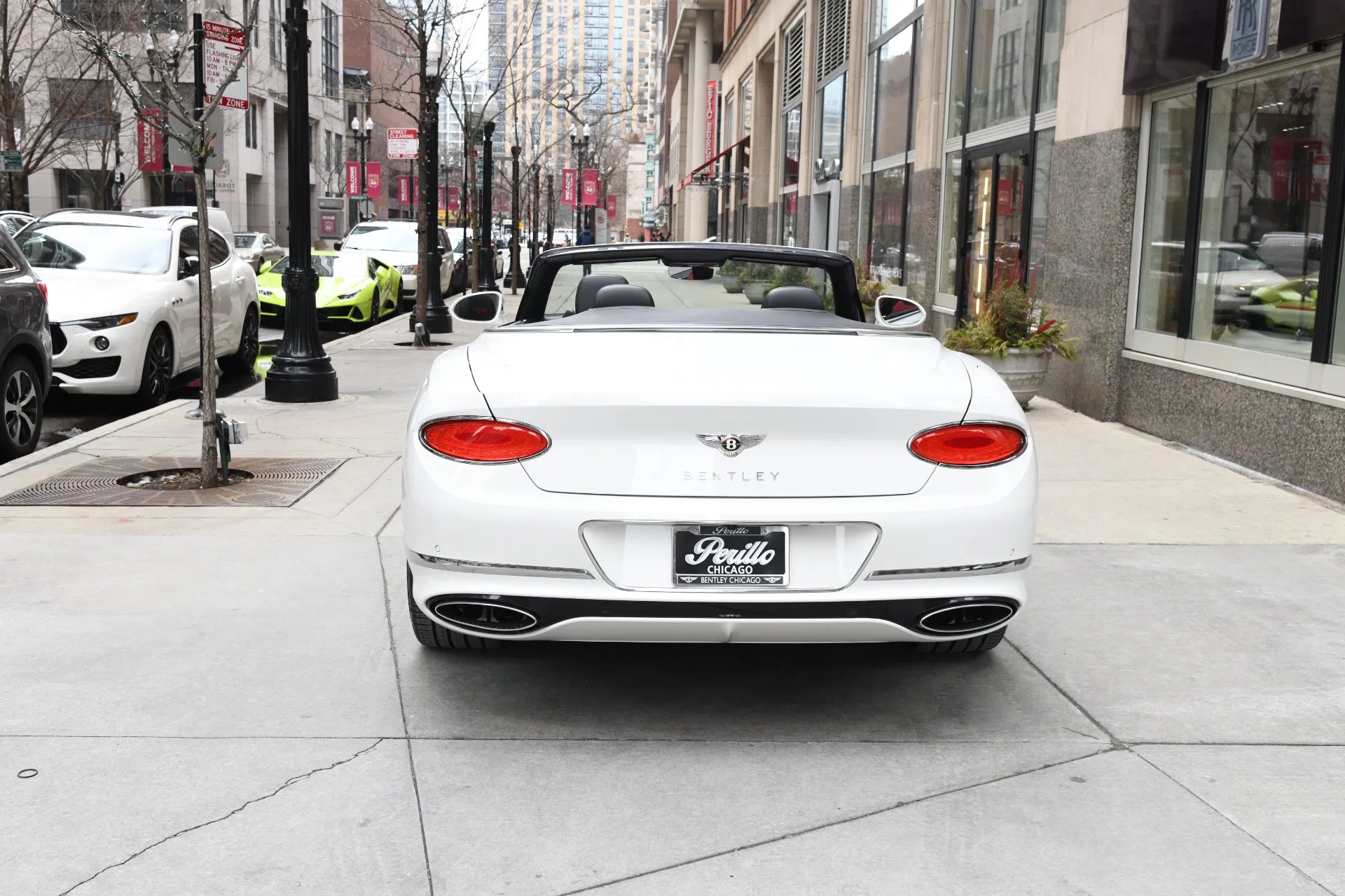 2020 Bentley Continental GTC for sale, exterior, Glacier White Solid