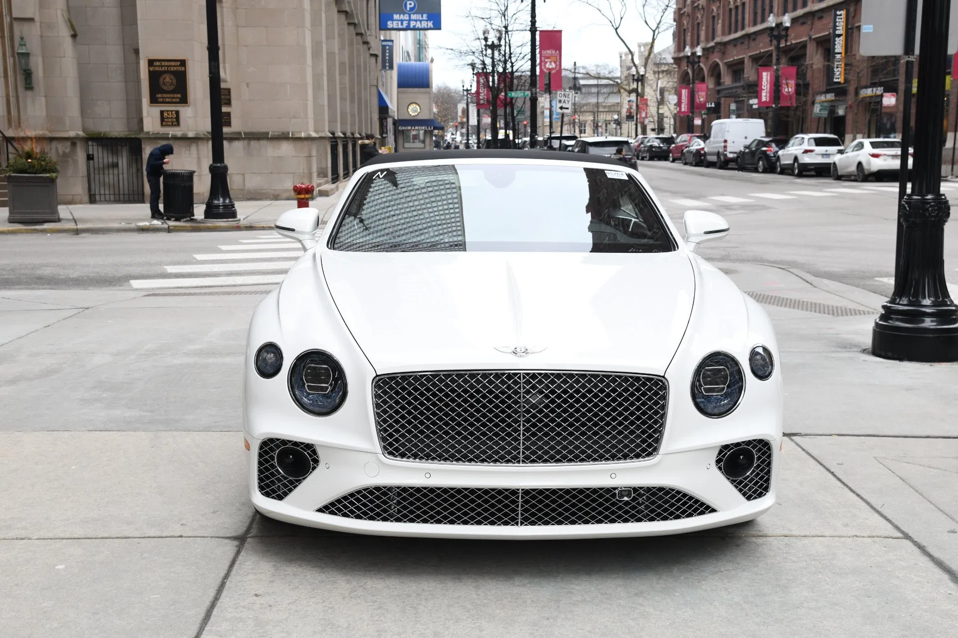 2020 Bentley Continental GTC for sale, exterior, Glacier White Solid