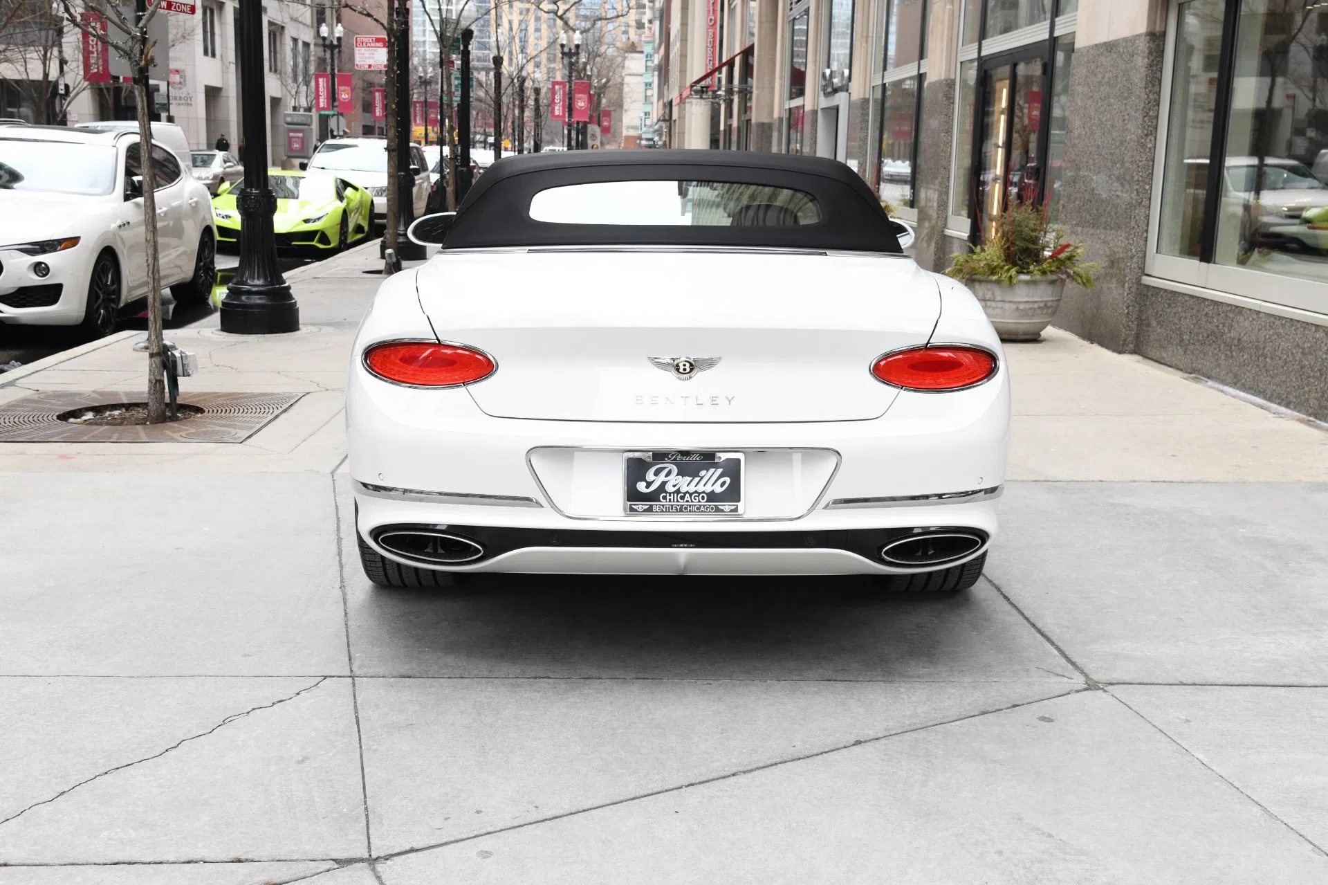 2020 Bentley Continental GTC for sale, exterior, Glacier White Solid
