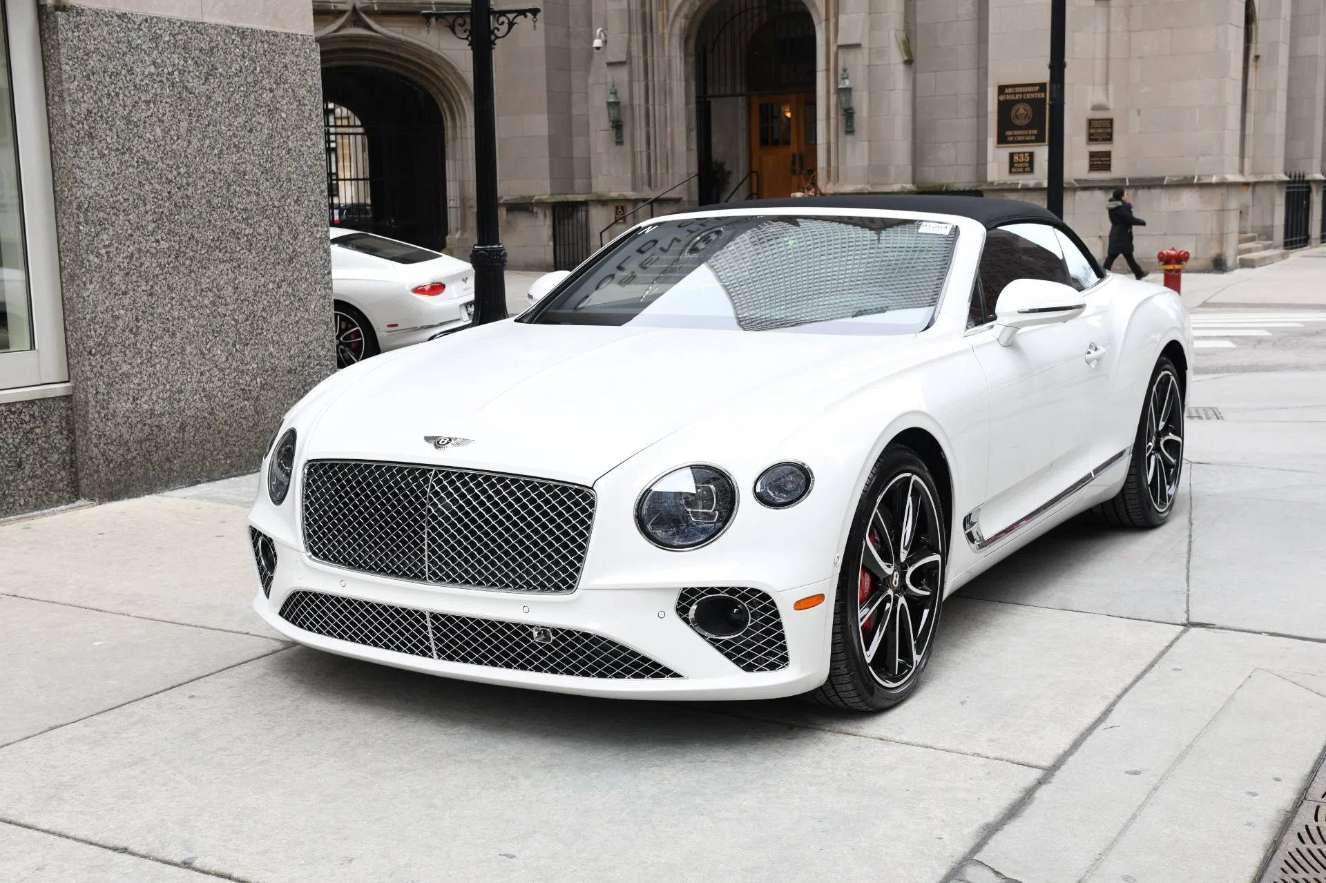 2020 Bentley Continental GTC for sale, exterior, Glacier White Solid