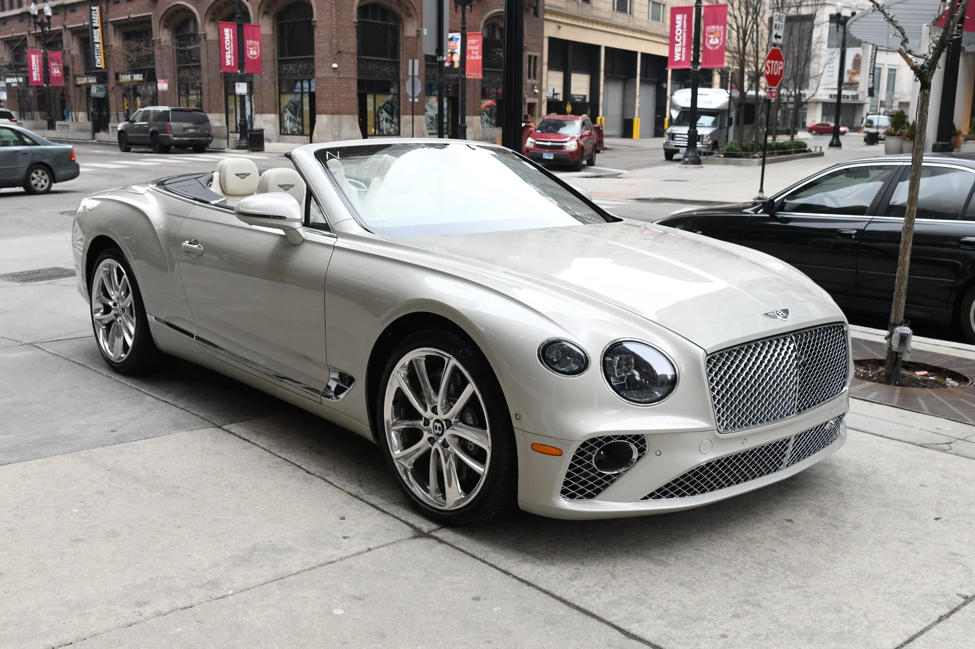 2020 Bentley Continental GTC for sale, exterior, White Sand
