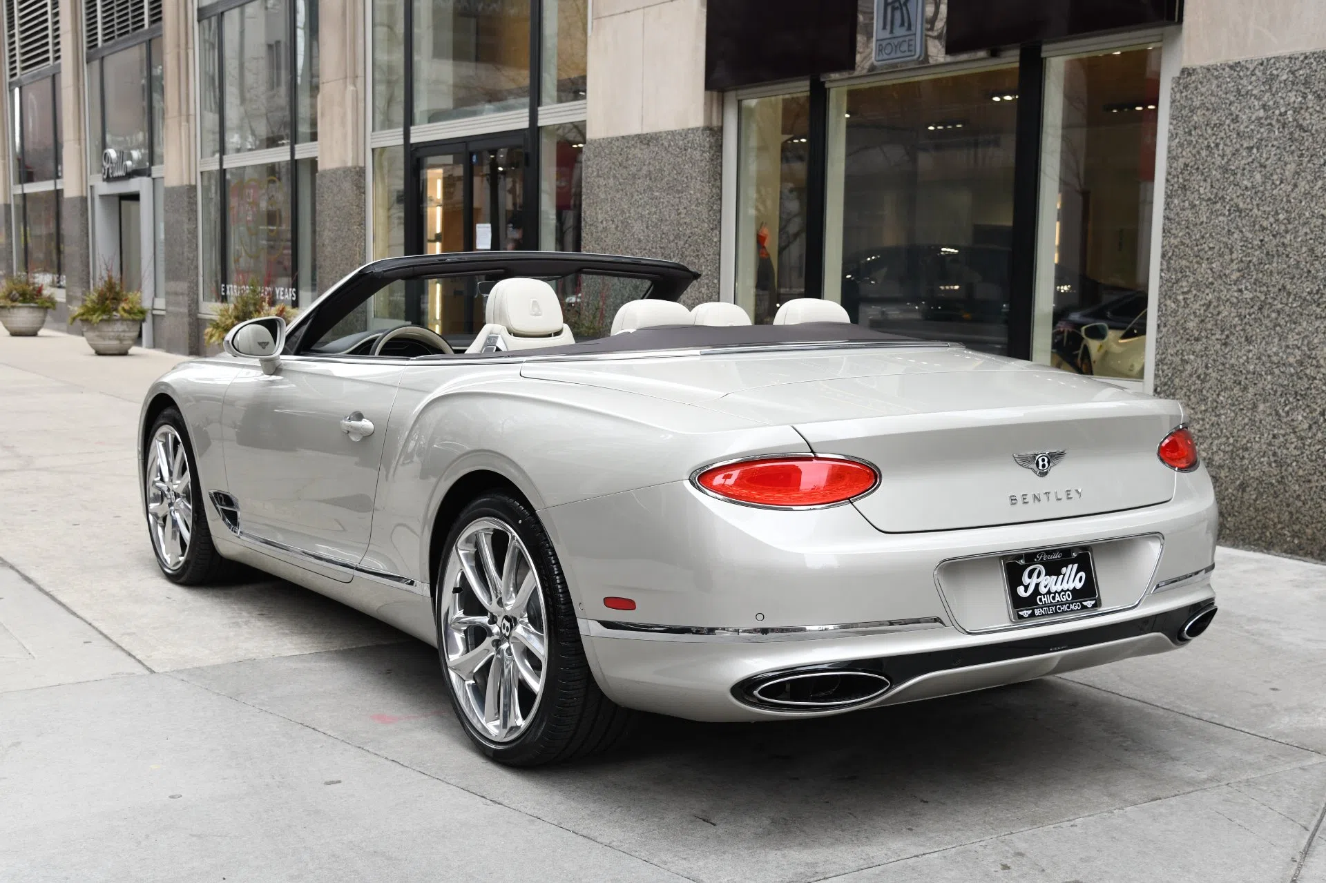2020 Bentley Continental GTC for sale, exterior, White Sand