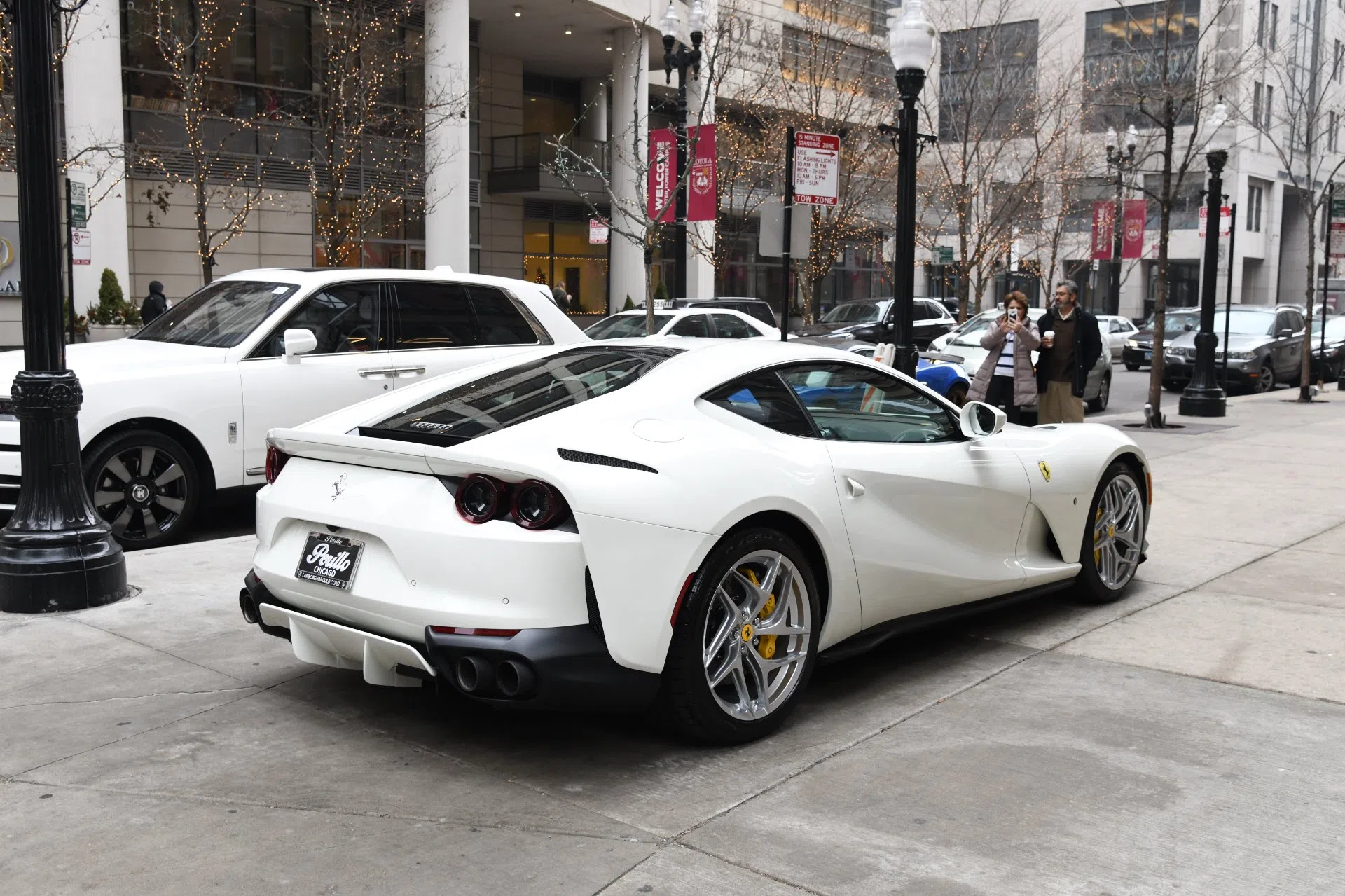 2020 Ferrari 812 Superfast for sale, exterior, Bianco Avus