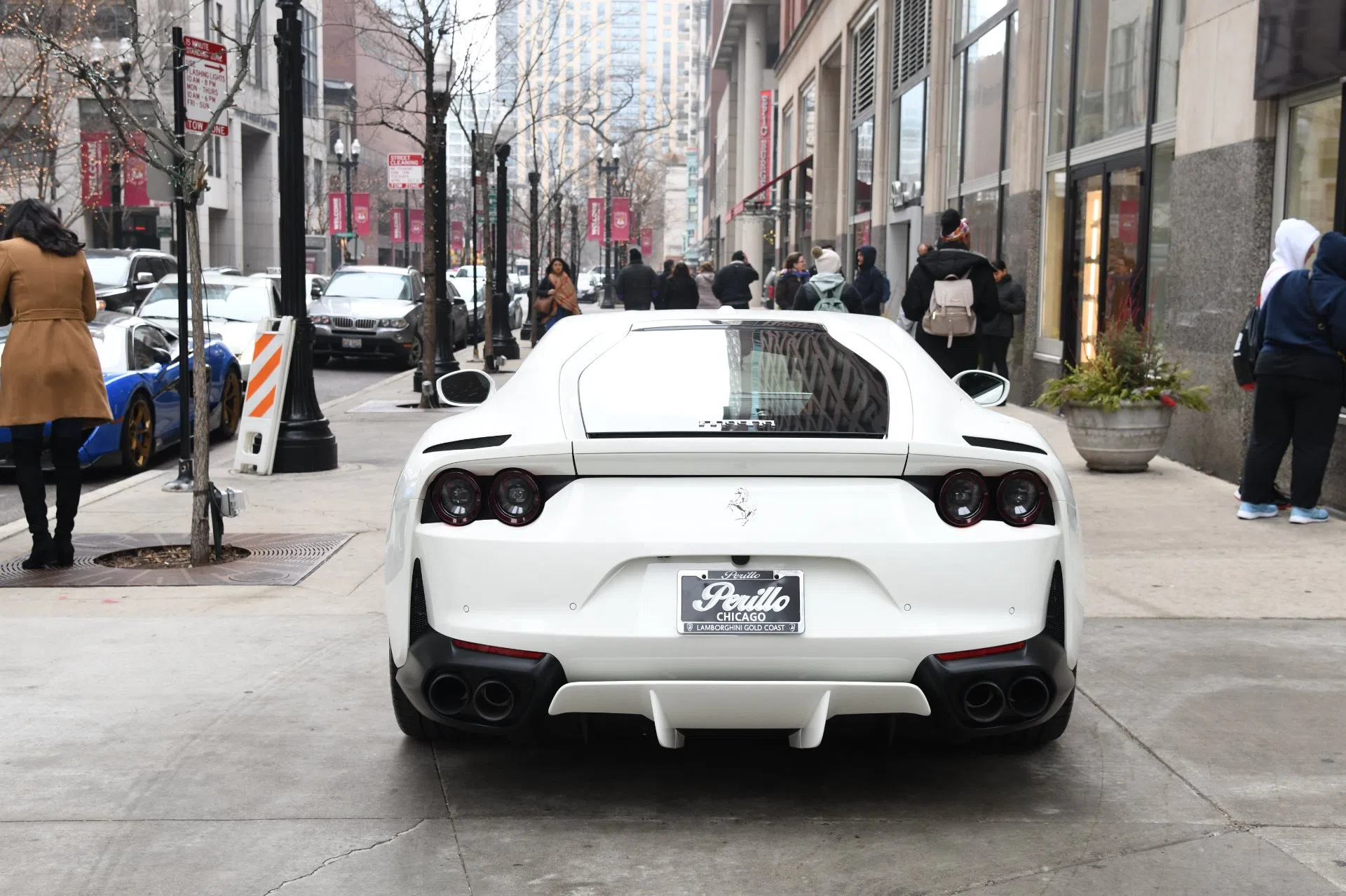 2020 Ferrari 812 Superfast for sale, exterior, Bianco Avus