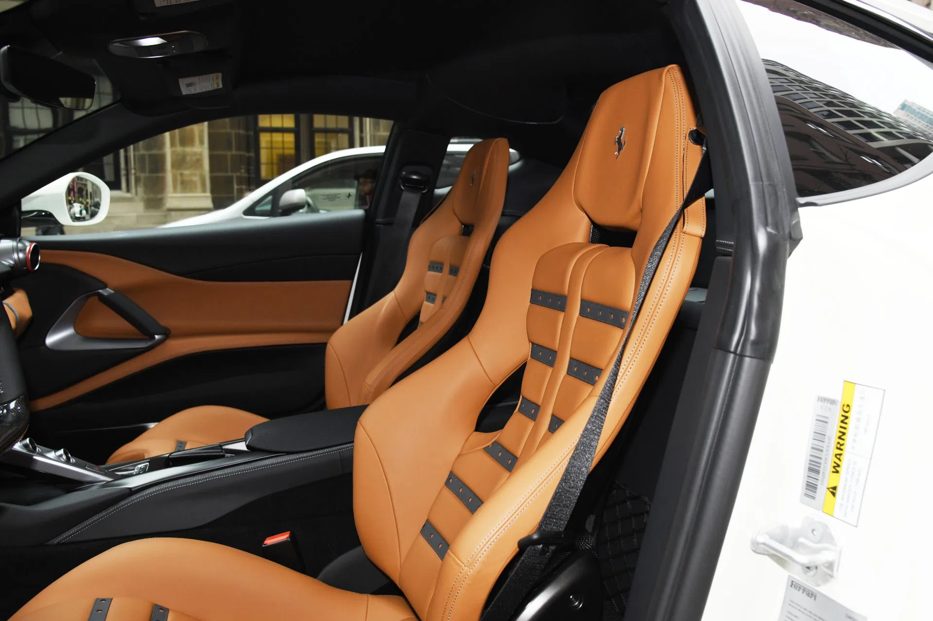 2020 Ferrari 812 Superfast interior, seats, Leather Brown