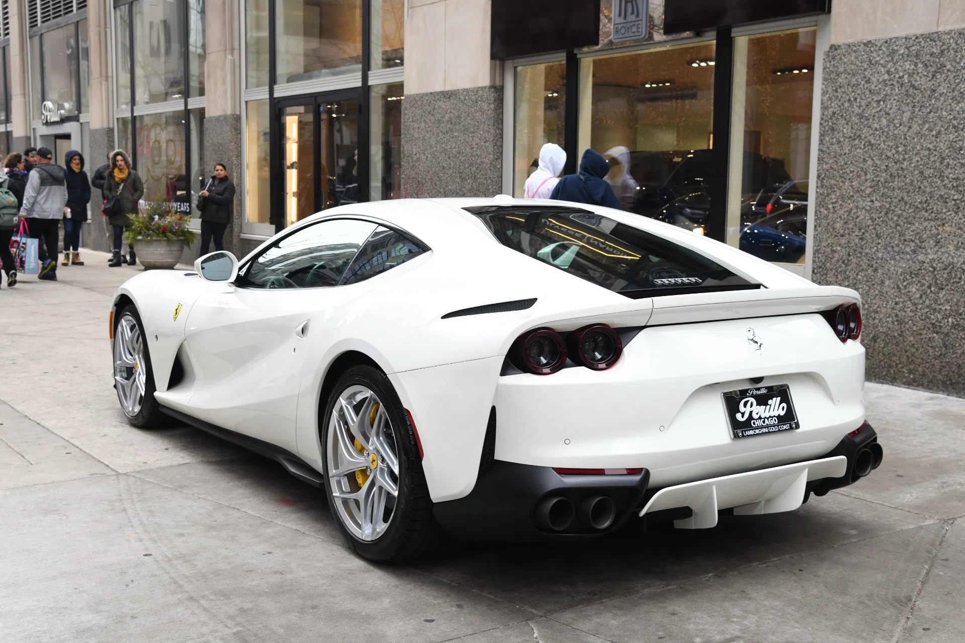 2020 Ferrari 812 Superfast for sale, exterior, Bianco Avus