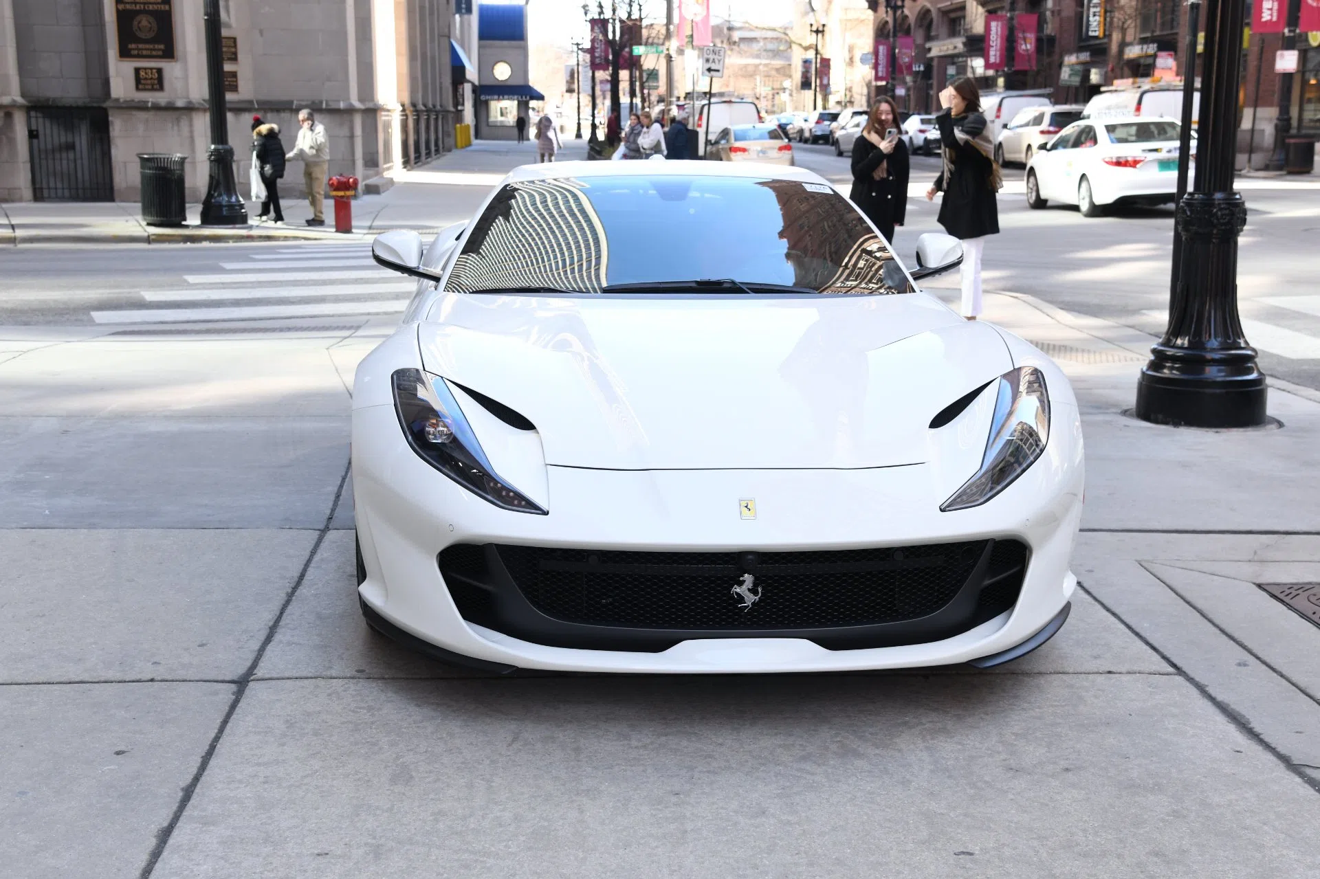 2019 Ferrari 812 Superfast for sale, exterior, Bianco Avus