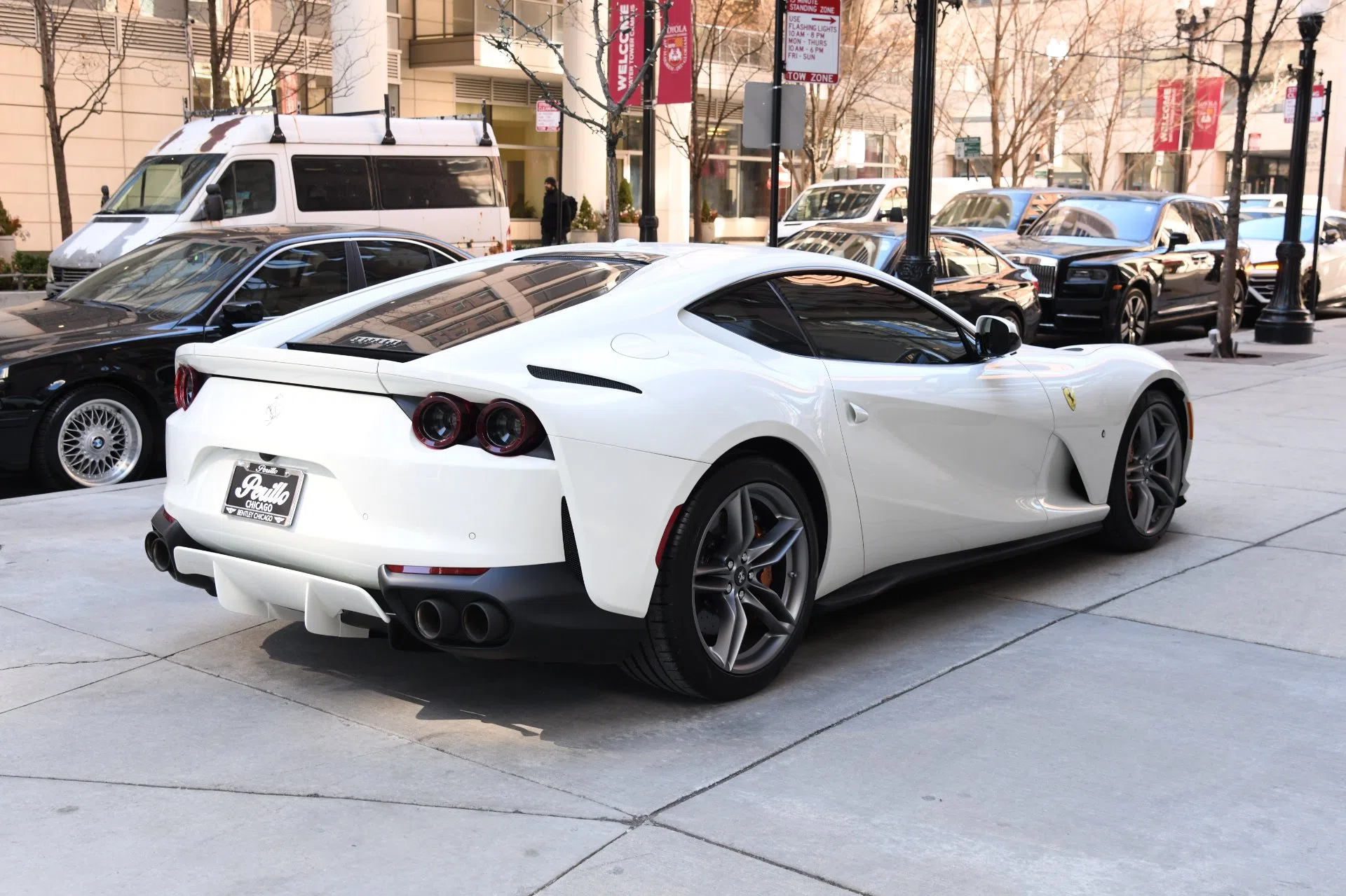 2019 Ferrari 812 Superfast for sale, exterior, Bianco Avus
