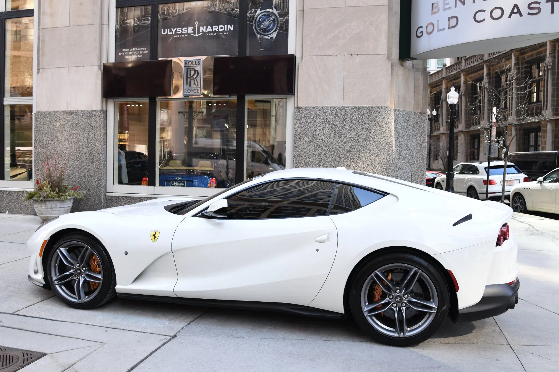 2019 Ferrari 812 Superfast for sale, exterior, Bianco Avus