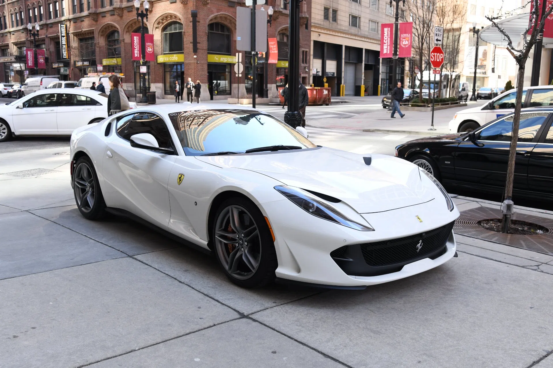 2019 Ferrari 812 Superfast for sale, exterior, Bianco Avus