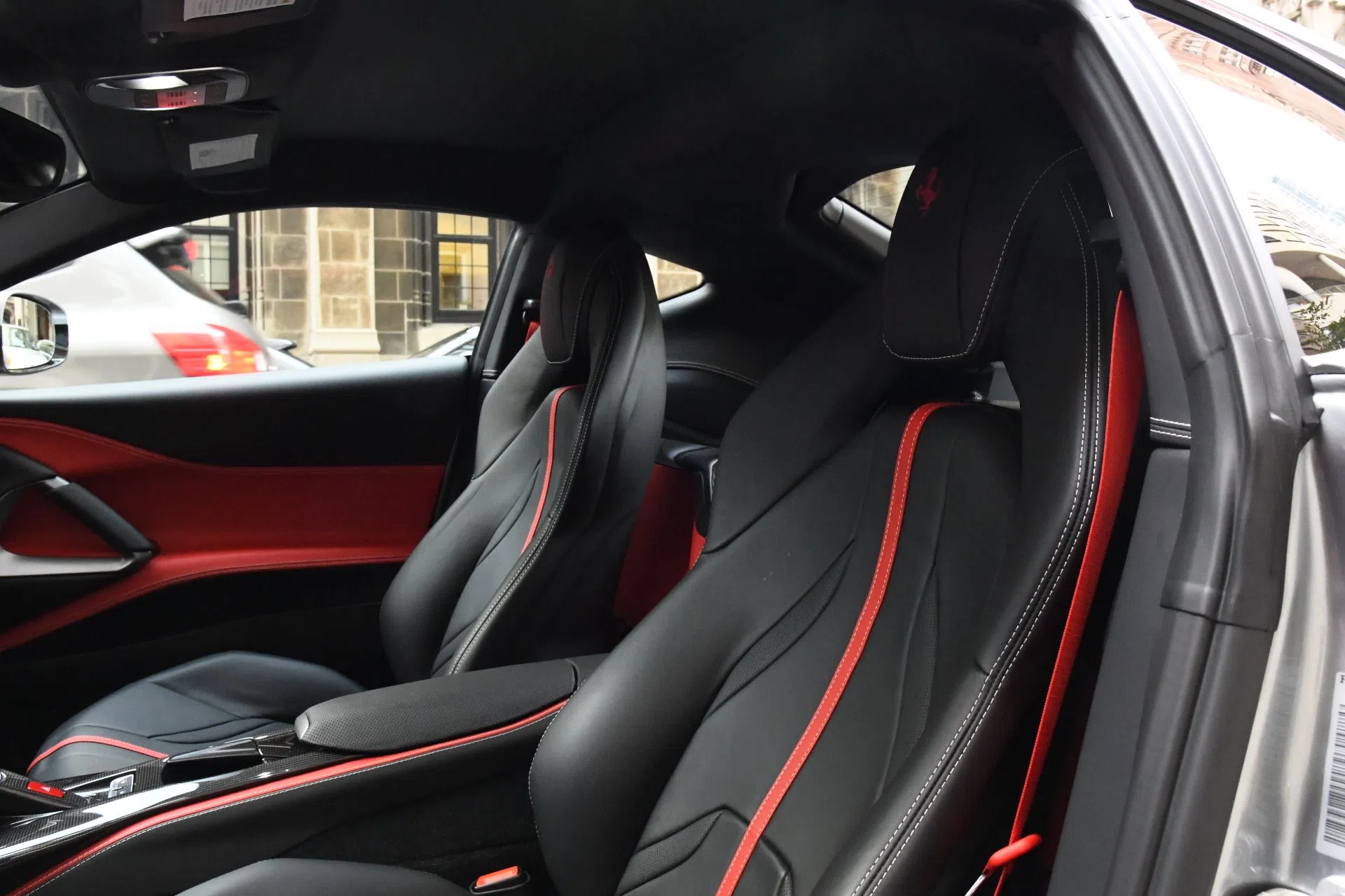 2018 Ferrari 812 Superfast interior, seats, Nero & Rosso