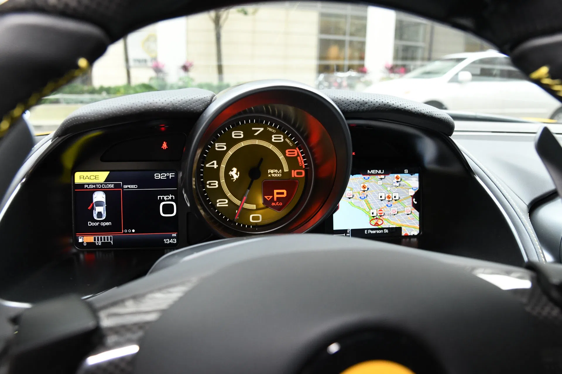 2018 Ferrari 812 Superfast interior, Nero