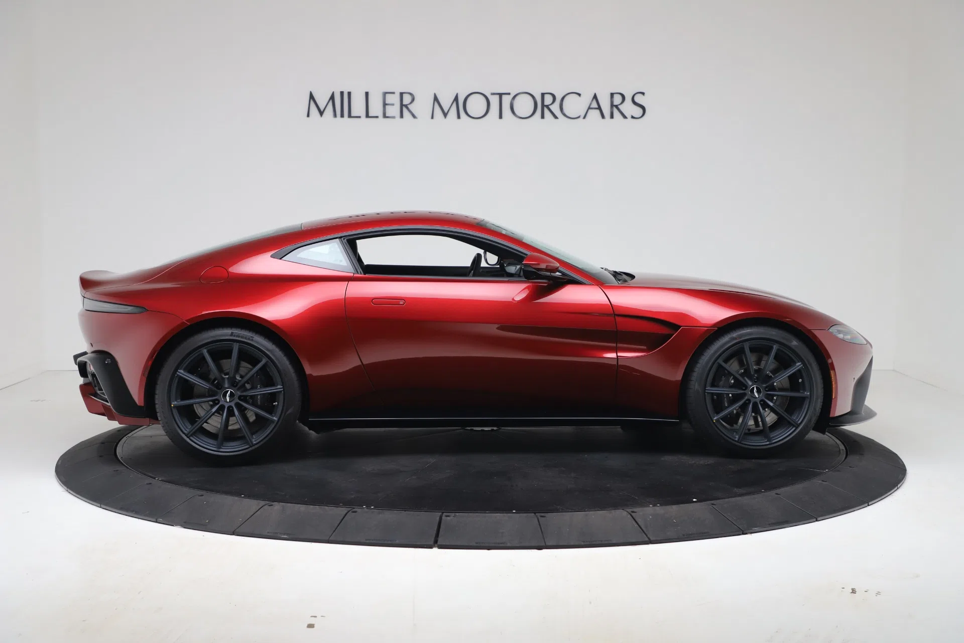 2020 Aston Martin Vantage Coupe, side profile, DIAVOLO RED