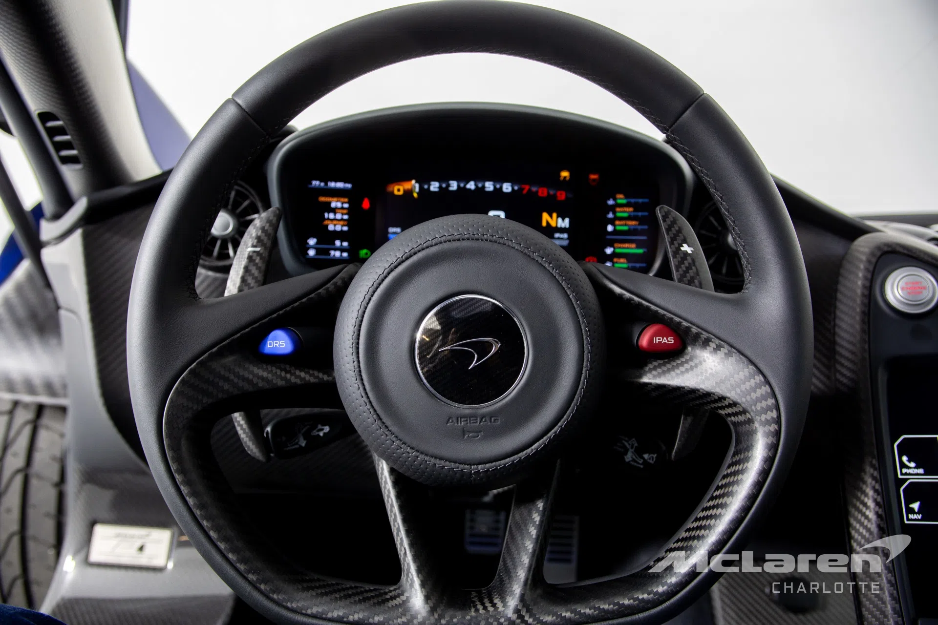 2014 MCLAREN P1 interior, Black Leather