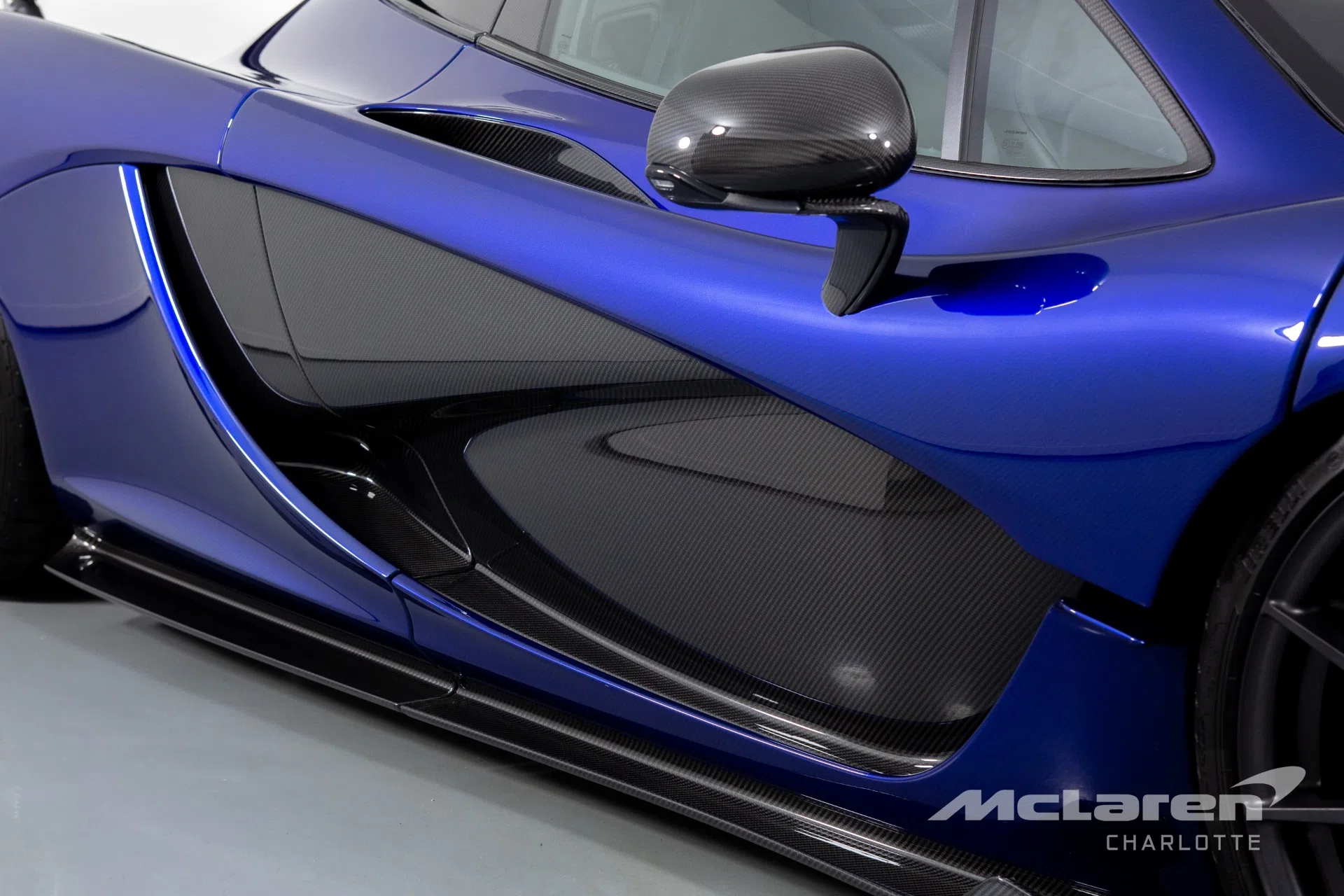 2014 MCLAREN P1 for sale, exterior, Modica Blue Carbon Fiber