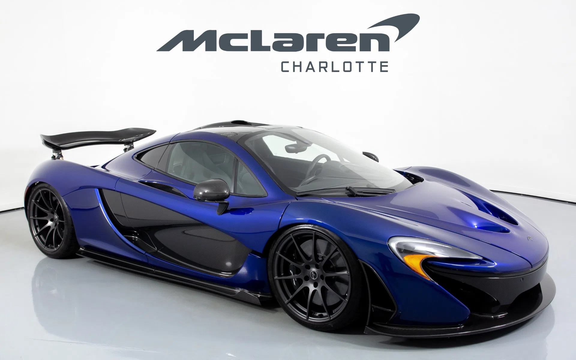 2014 MCLAREN P1 for sale, exterior, Modica Blue Carbon Fiber