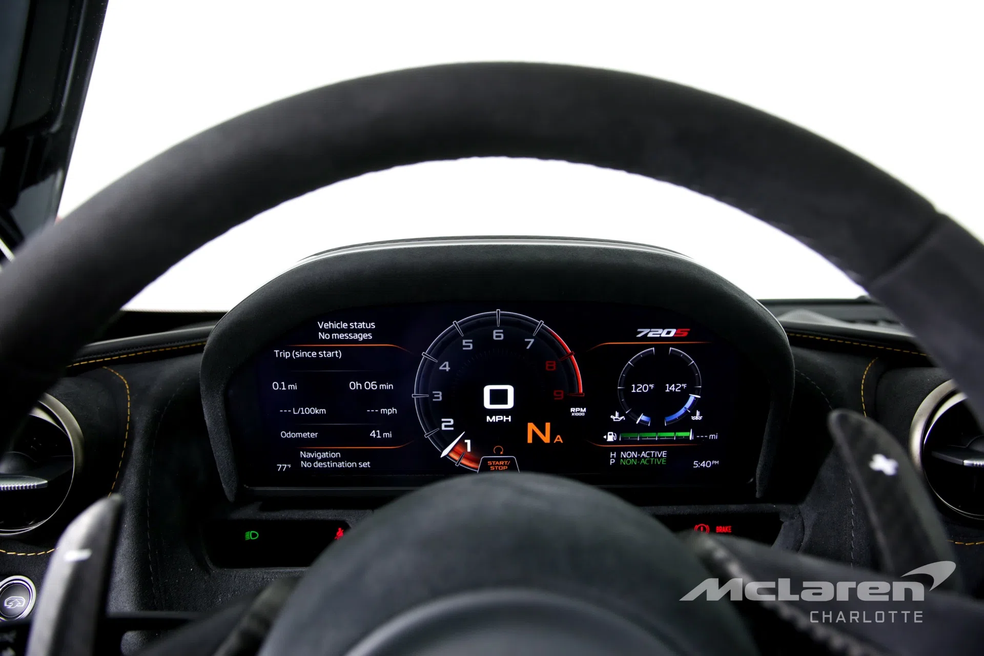 2019 McLaren 720S Performance interior, Carbon Black with JET Black Insert