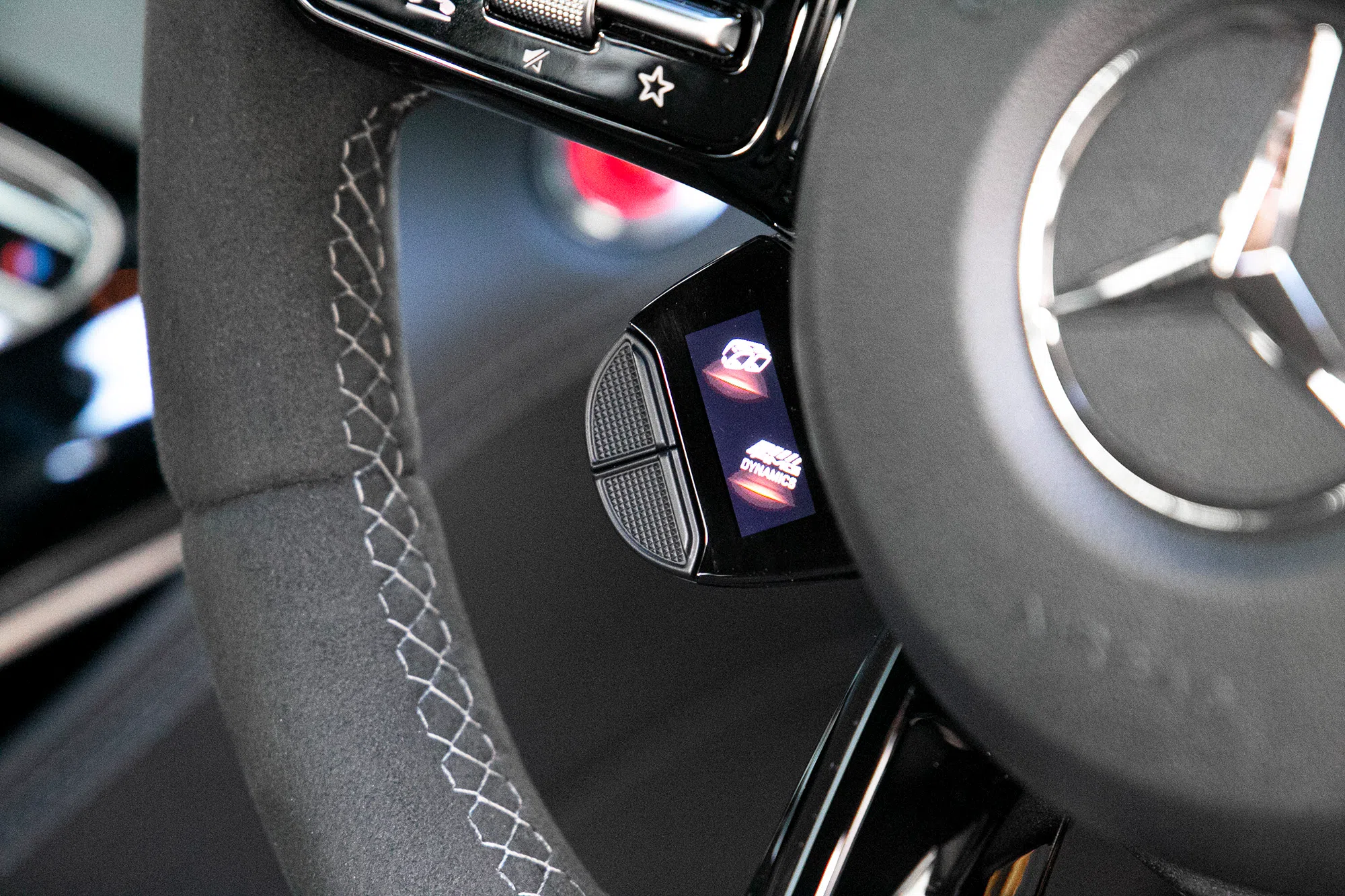 2020 Mercedes-AMG GTR PRO interior, center console, Leather Black