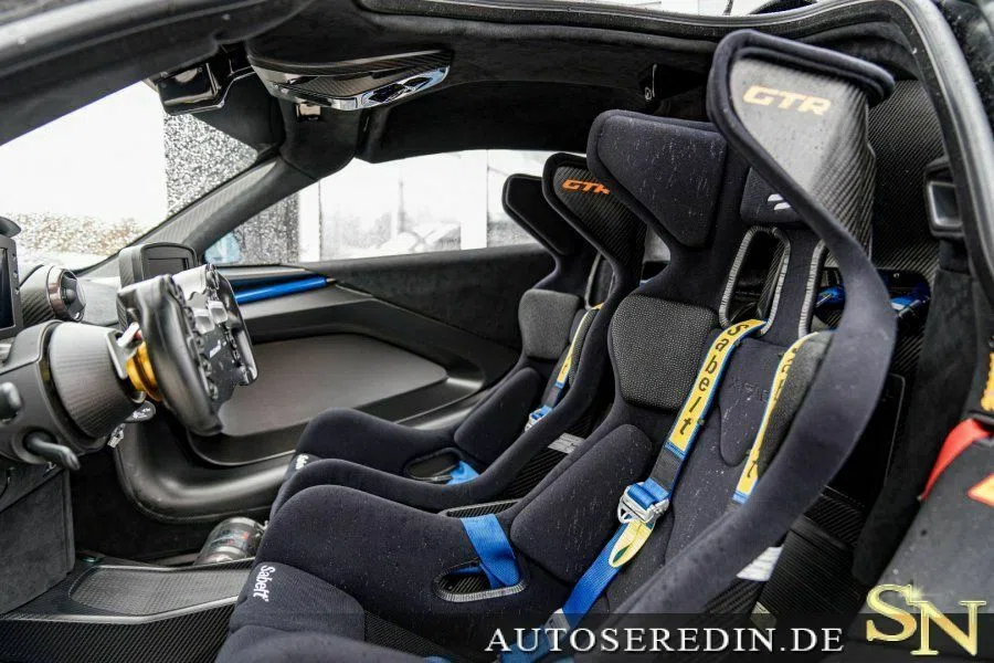 2020 McLaren Senna GTR LIMITED EDITION 1OF75 interior, seats, Black | Alcantara