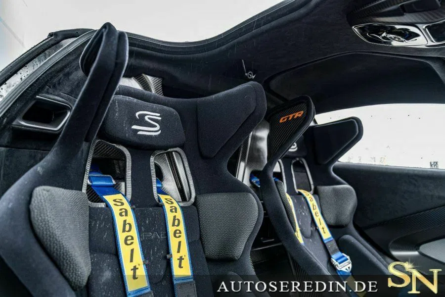 2020 McLaren Senna GTR LIMITED EDITION 1OF75 interior, seats, Black | Alcantara