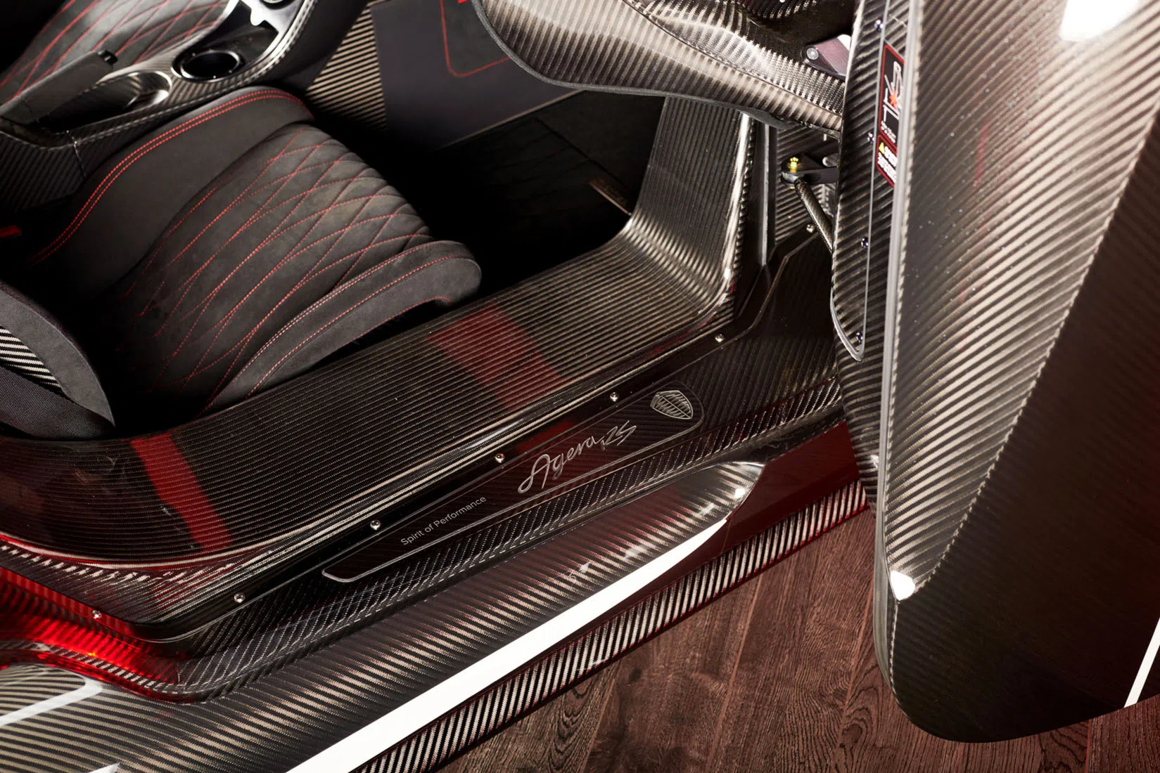 2018 Koenigsegg Agera RS Draken interior, seats, Black