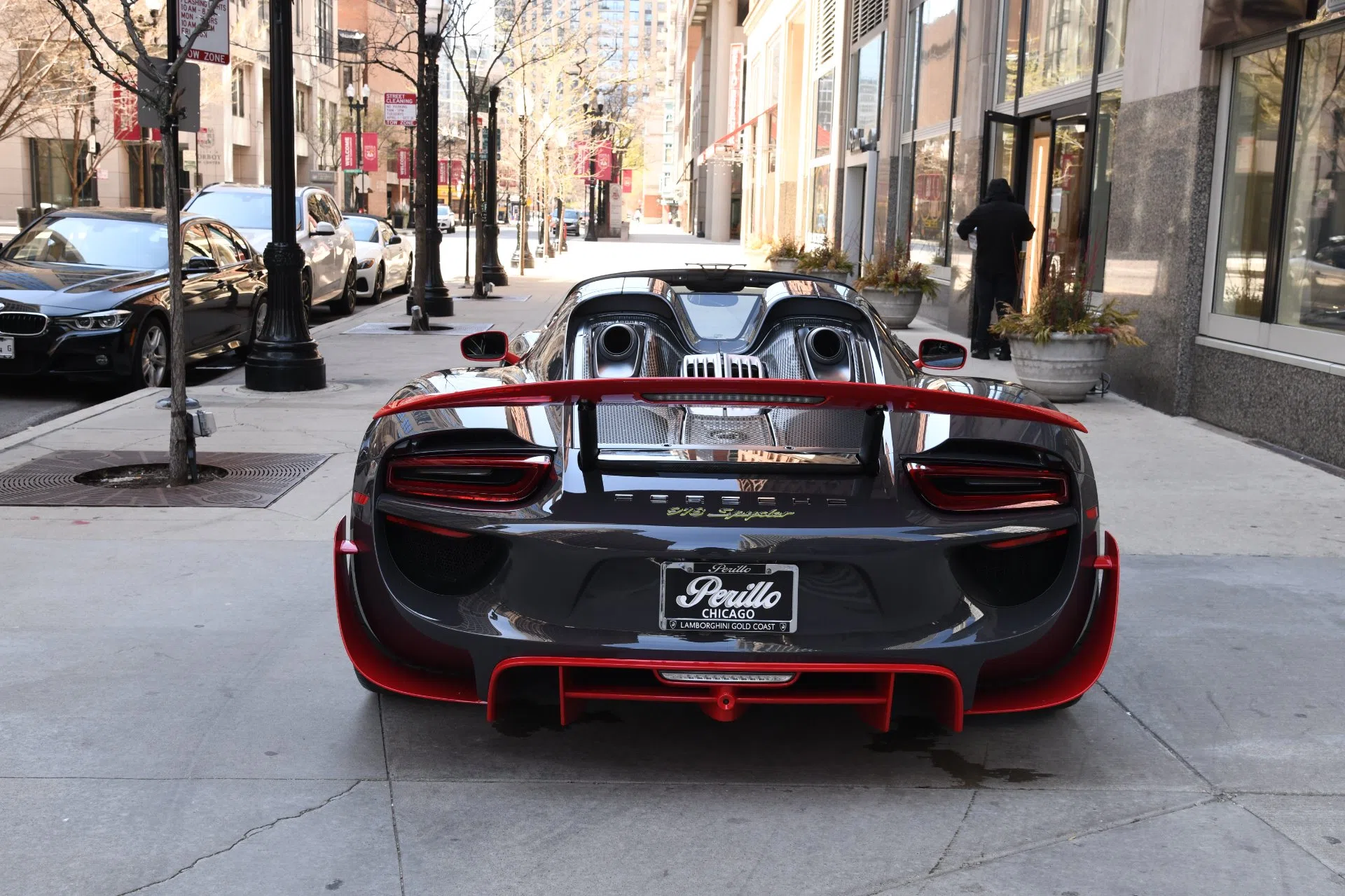 2015 Porsche 918 Spyder Weissach Package for sale, exterior, PTS Grey Black