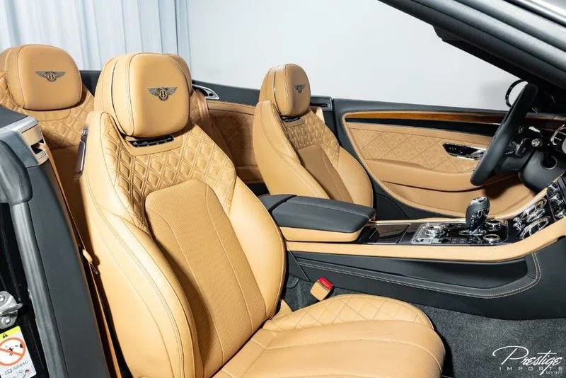 2020 Bentley Continental GT First Edition interior, seats, Leather Brown