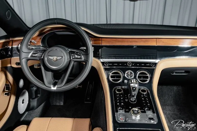 2020 Bentley Continental GT First Edition interior, dashboard, Leather Brown